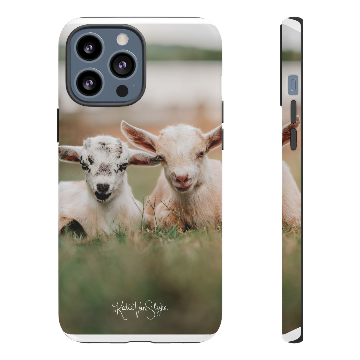 Mini Goats Phone Cases by Katie Van Slyke