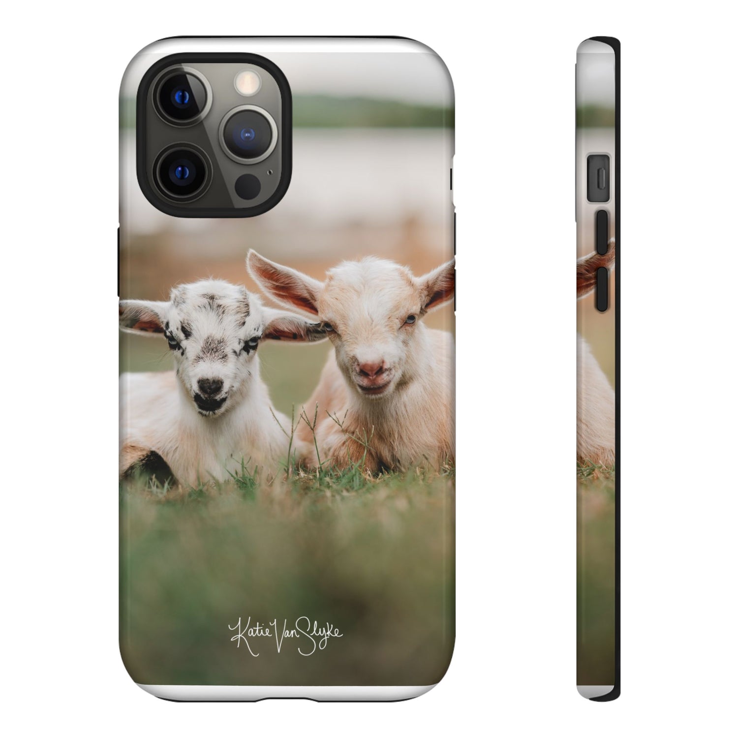 Mini Goats Phone Cases by Katie Van Slyke