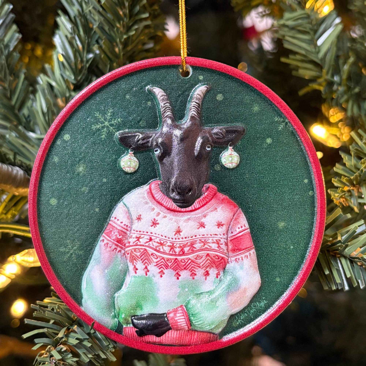 Bella Ornament by Katie Van Slyke® tree