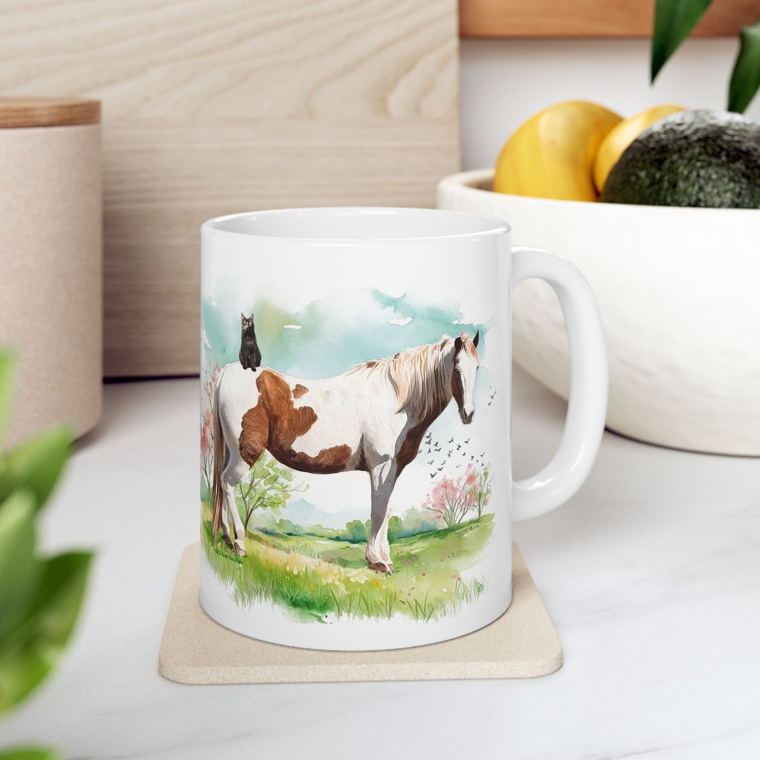 Bo and Salem Mugs by Katie Van Slyke™