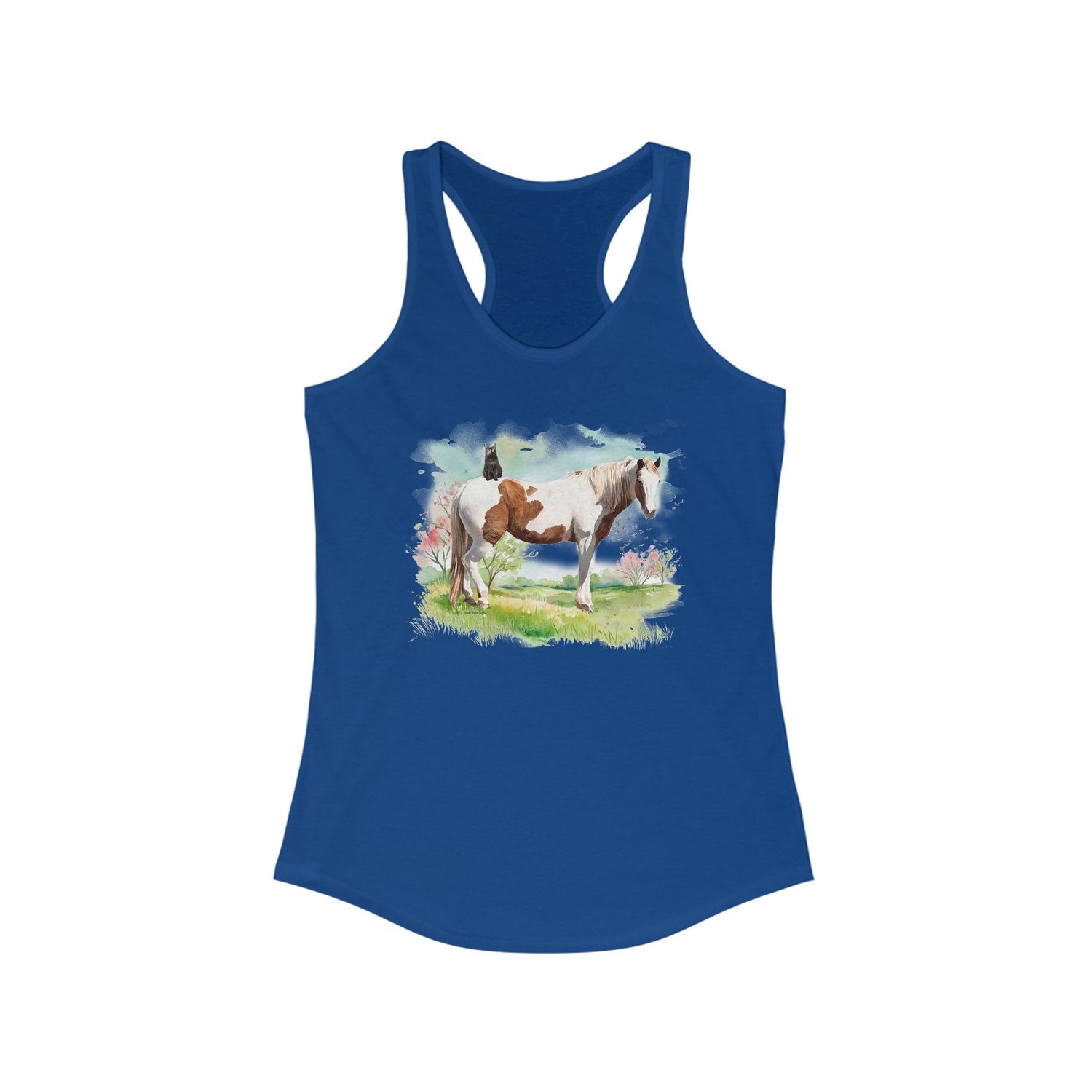 Bo and Salem Tank by Katie Van Slyke™ Royal