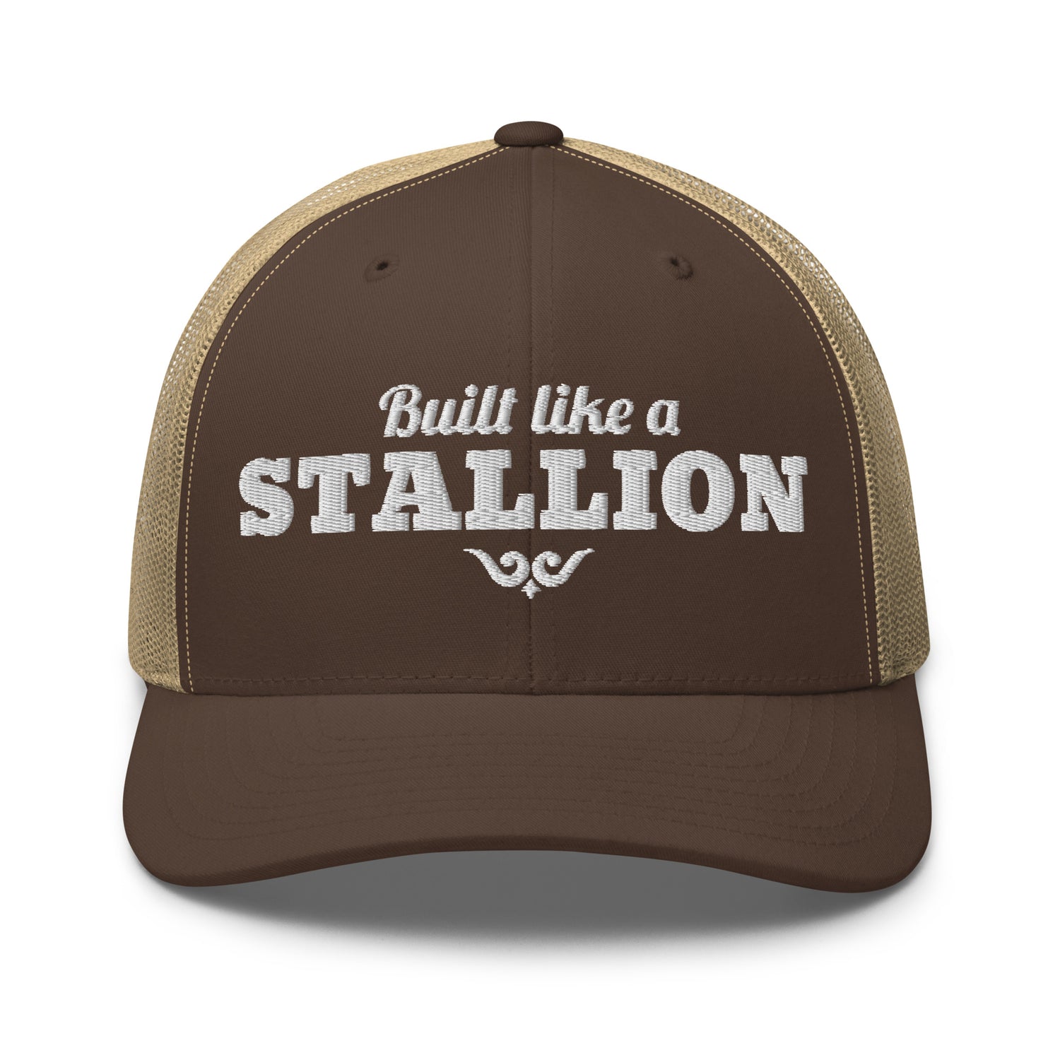 Built Like A Stallion Trucker Hat by Katie Van Slyke™