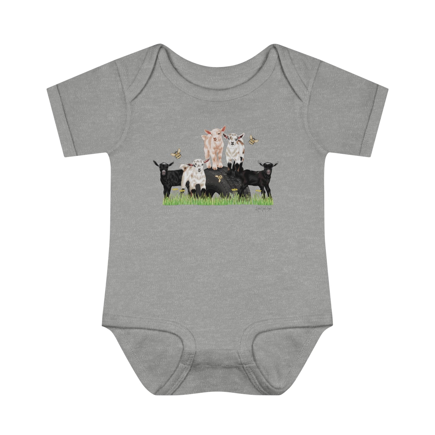 Busy Little Bees Onesie by Katie Van Slyke