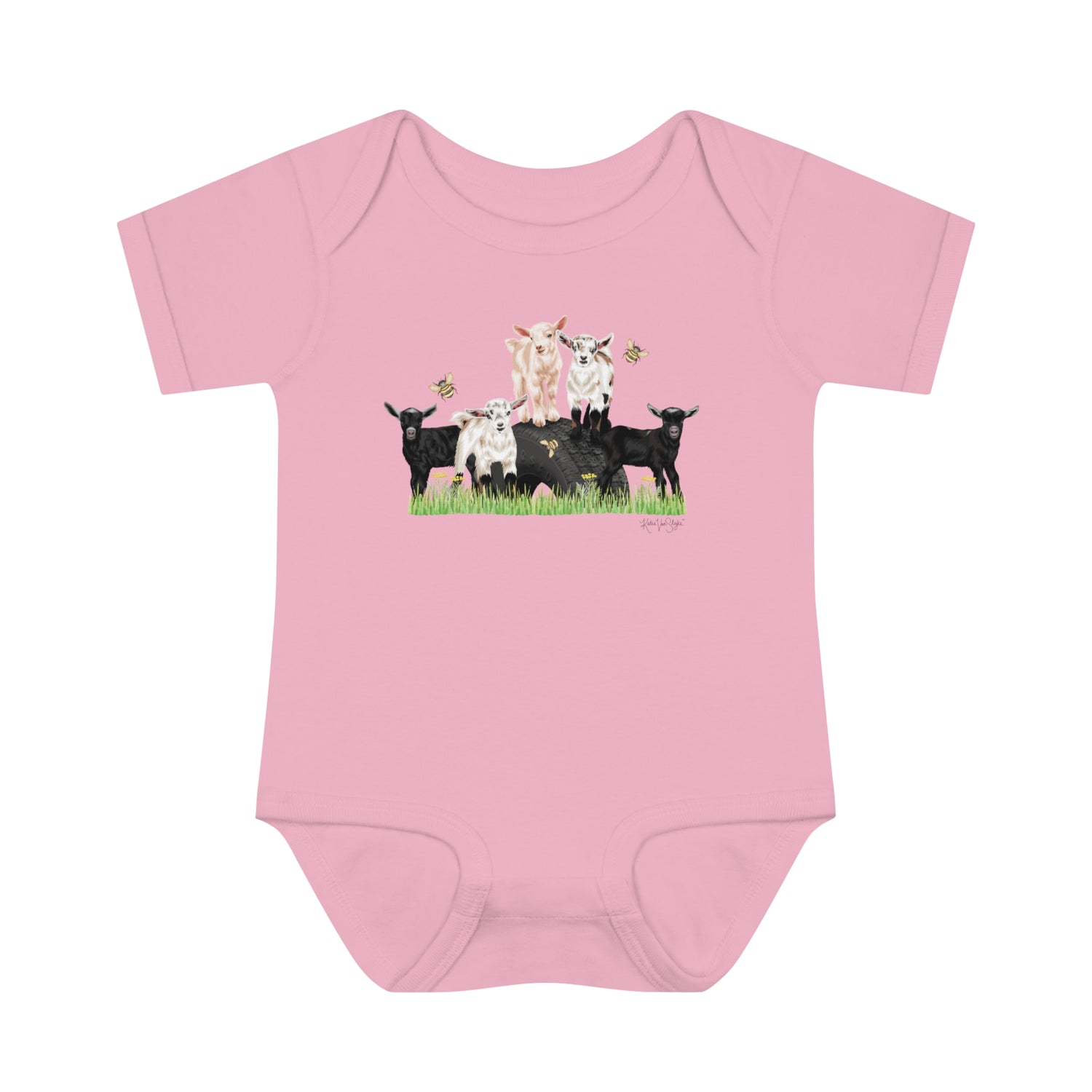 Busy Little Bees Onesie by Katie Van Slyke