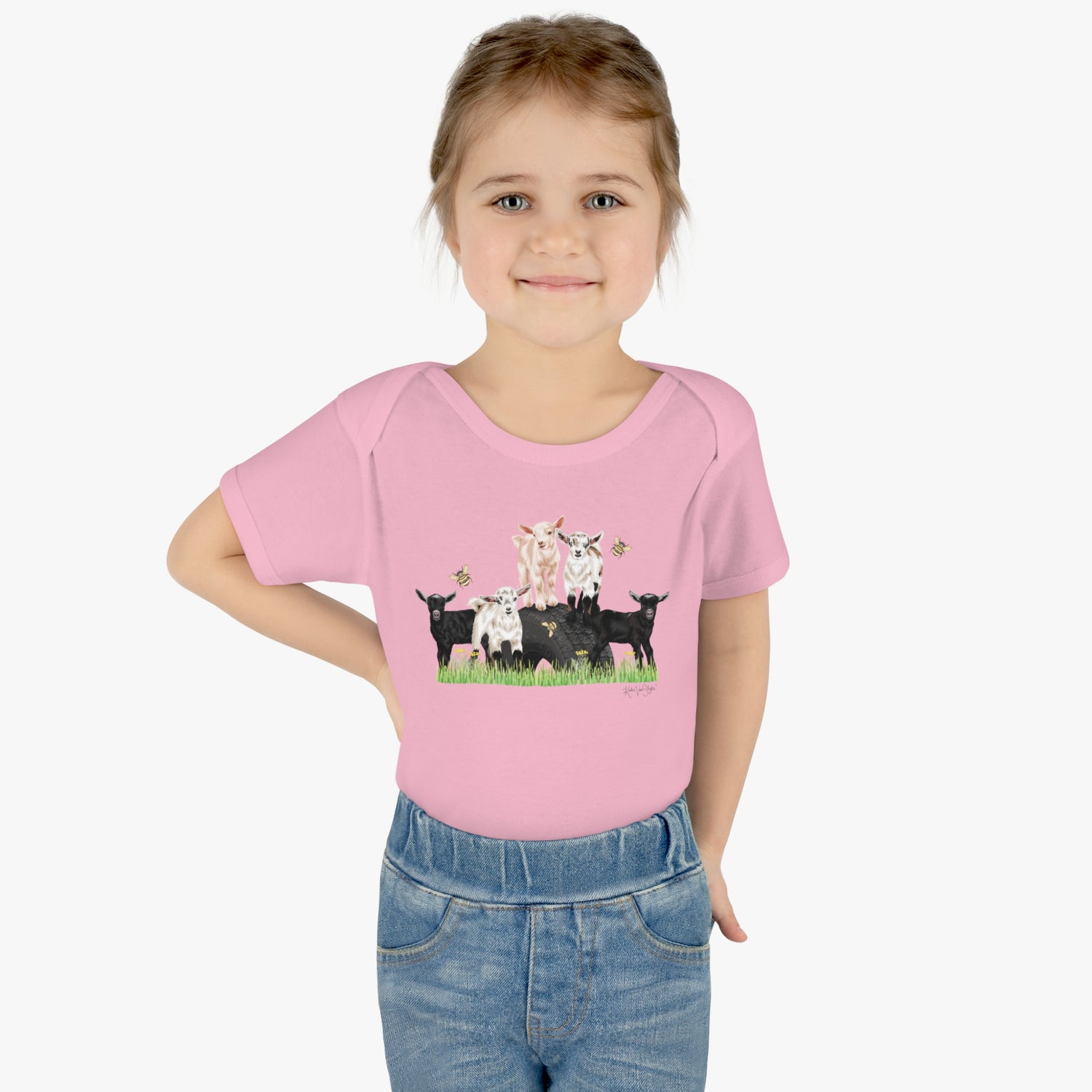 Busy Little Bees Onesie by Katie Van Slyke