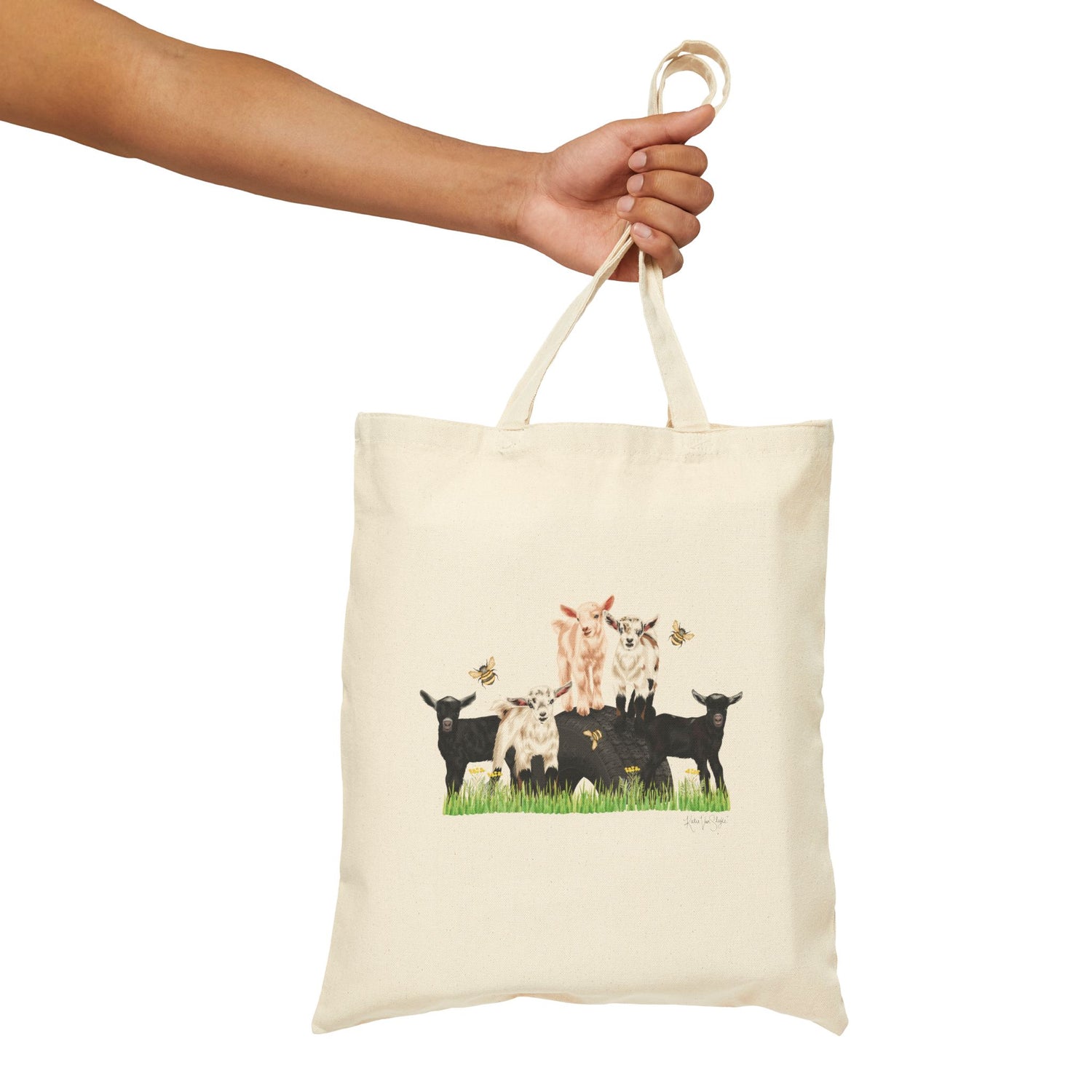 Busy Little Bees Tote Bag by Katie Van Slyke
