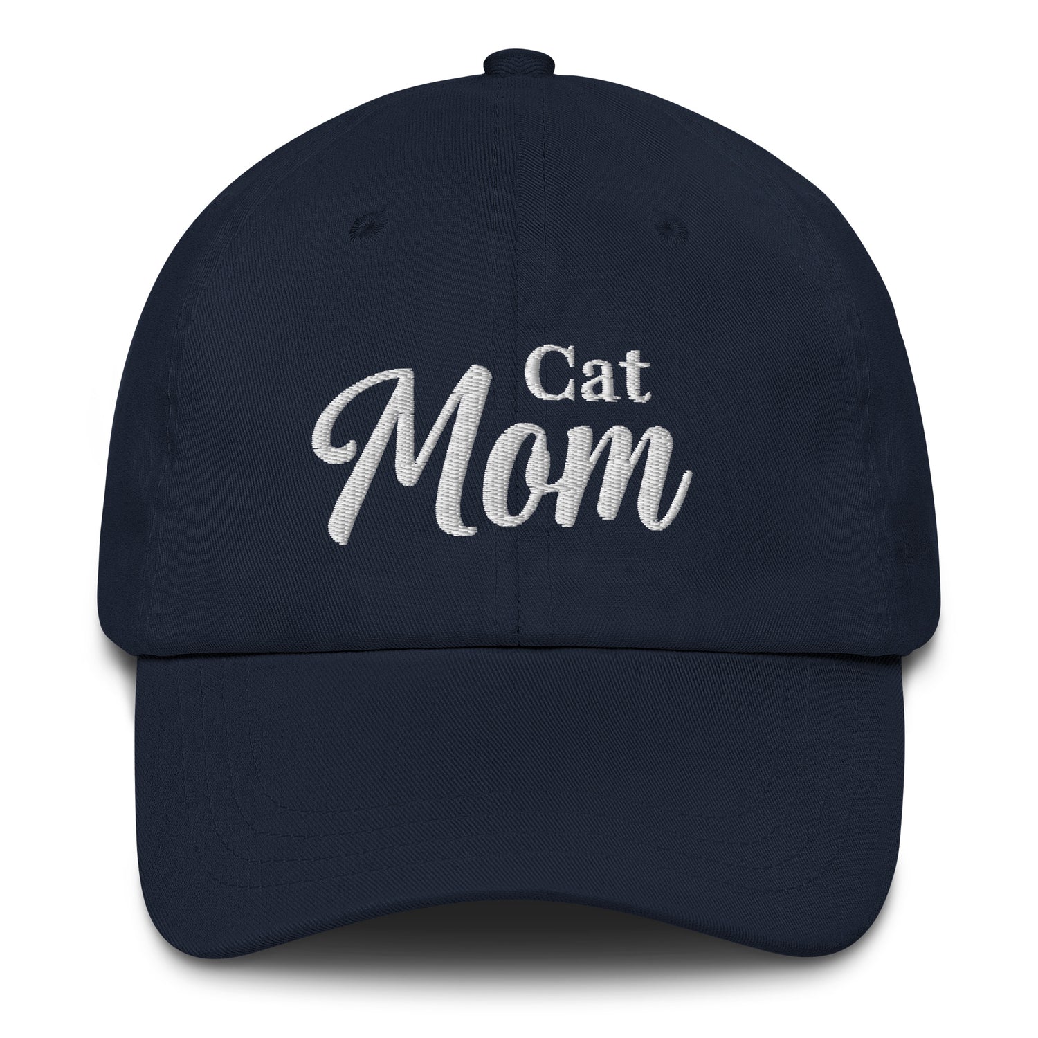 Cat Mom Hat by Katie Van Slyke - navy