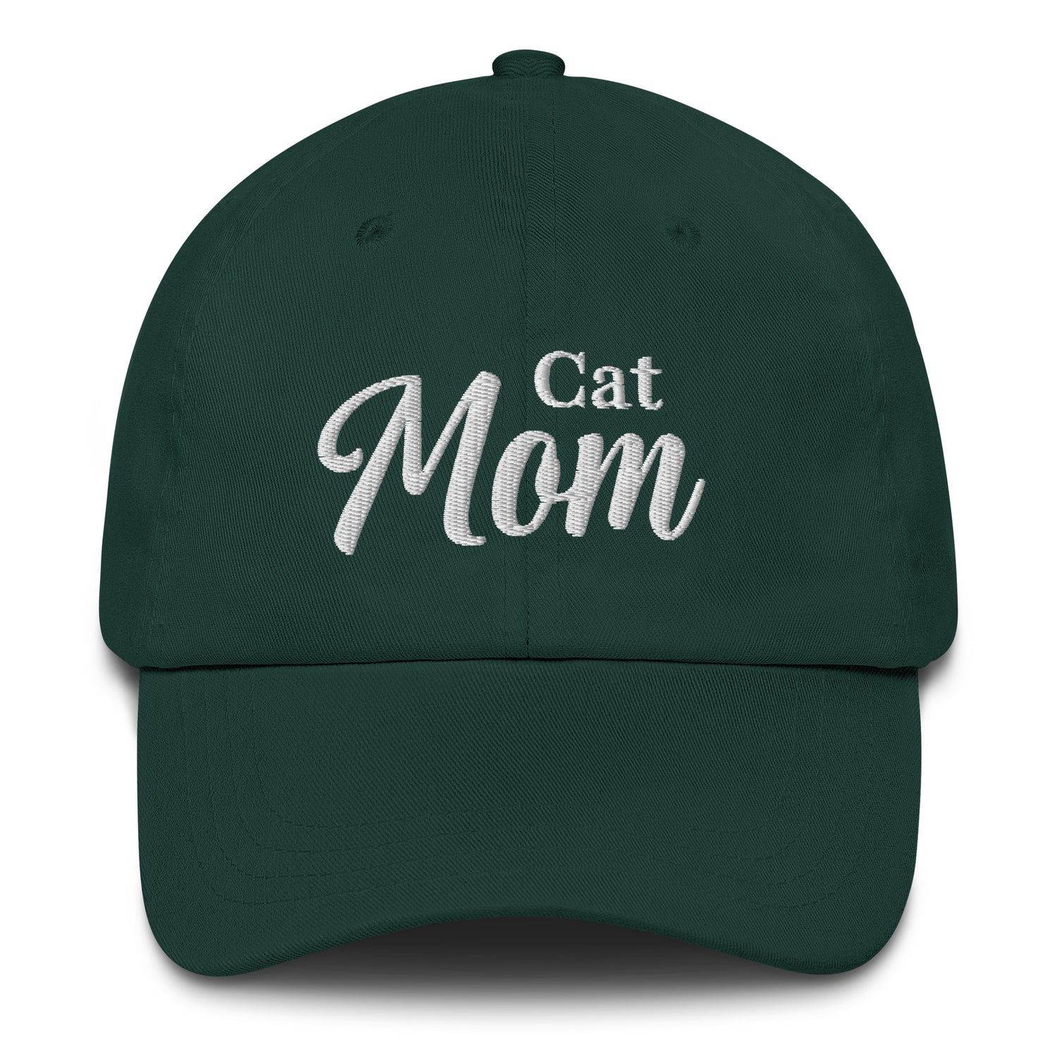 Cat Mom Hat by Katie Van Slyke - spruce
