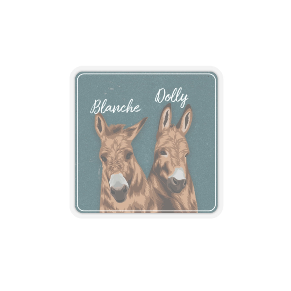 Dolly & Blanche Sticker by Katie Van Slyke