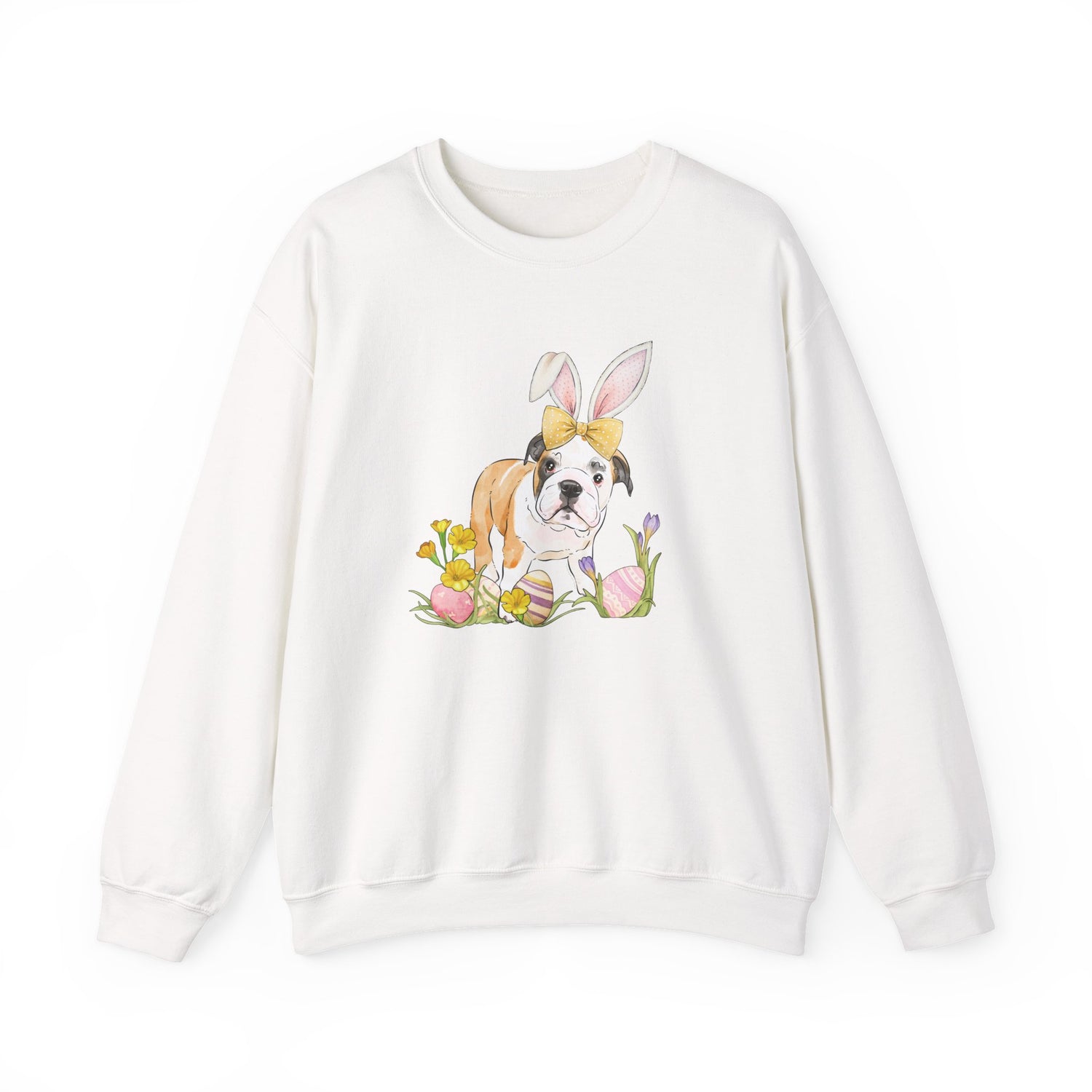 Easter Frankie Sweatshirt by Katie Van Slyke® White