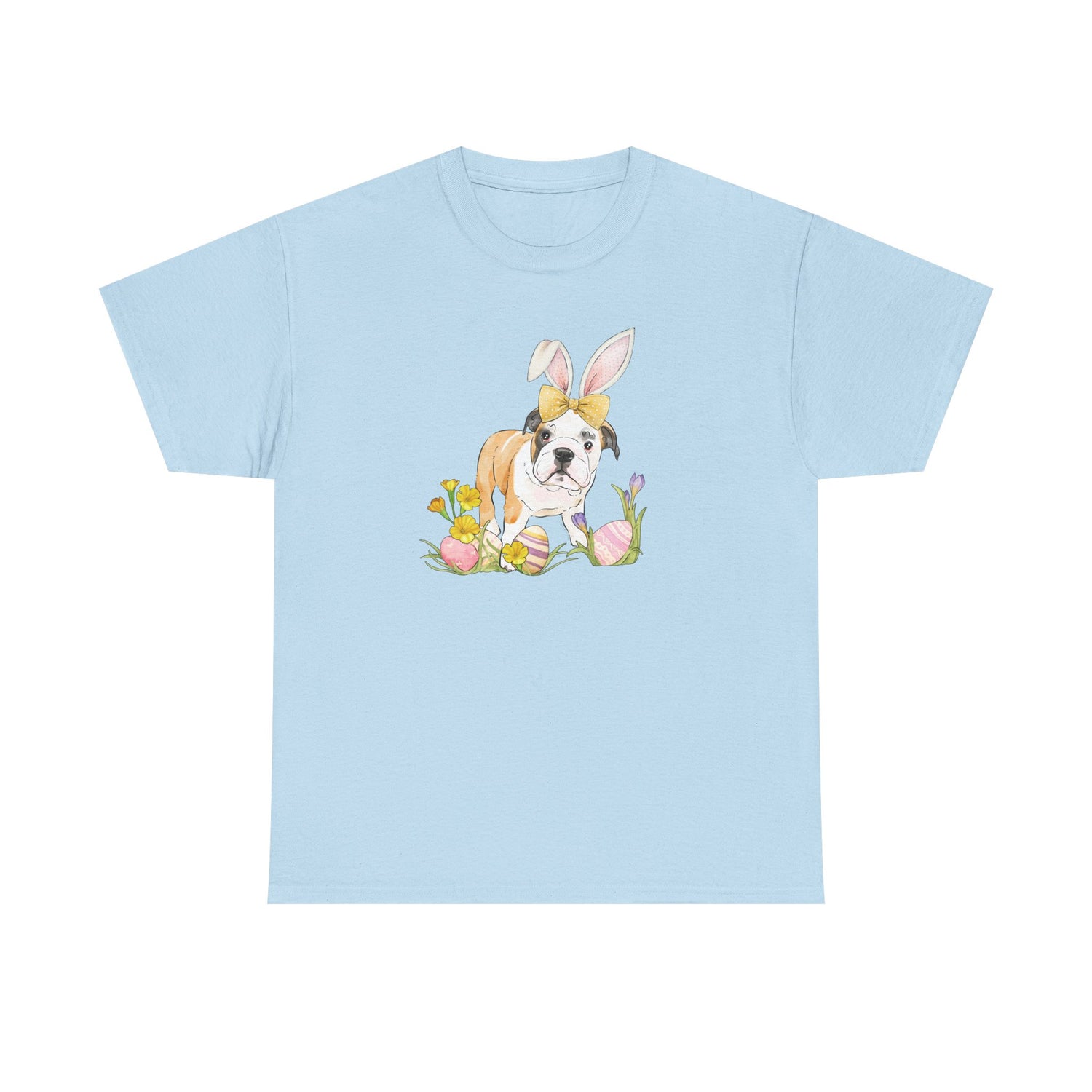 Easter Frankie T-Shirt by Katie Van Slyke® Light Blue