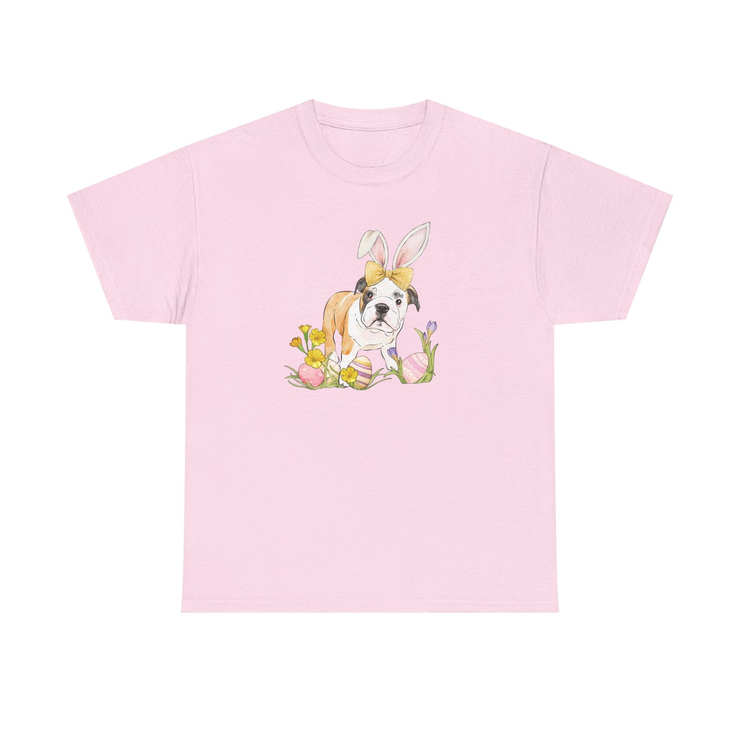 Easter Frankie T-Shirt by Katie Van Slyke® Light Pink