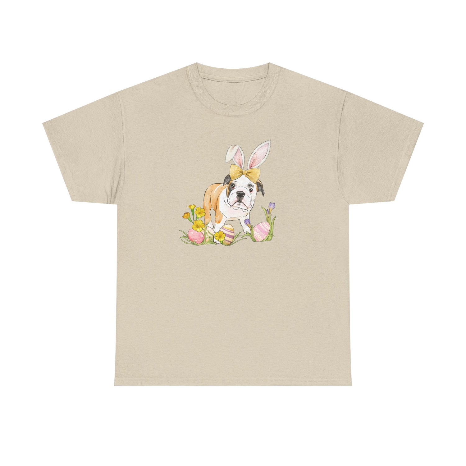 Easter Frankie T-Shirt by Katie Van Slyke® Sand