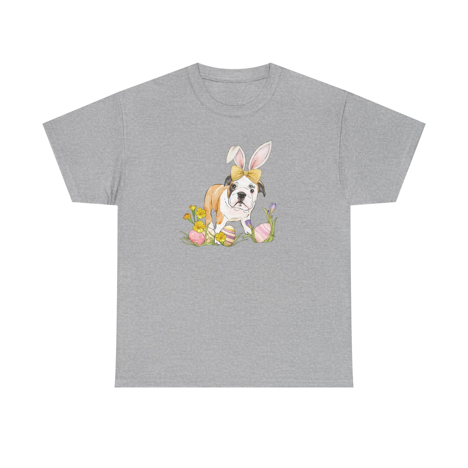 Easter Frankie T-Shirt by Katie Van Slyke® Sport Grey