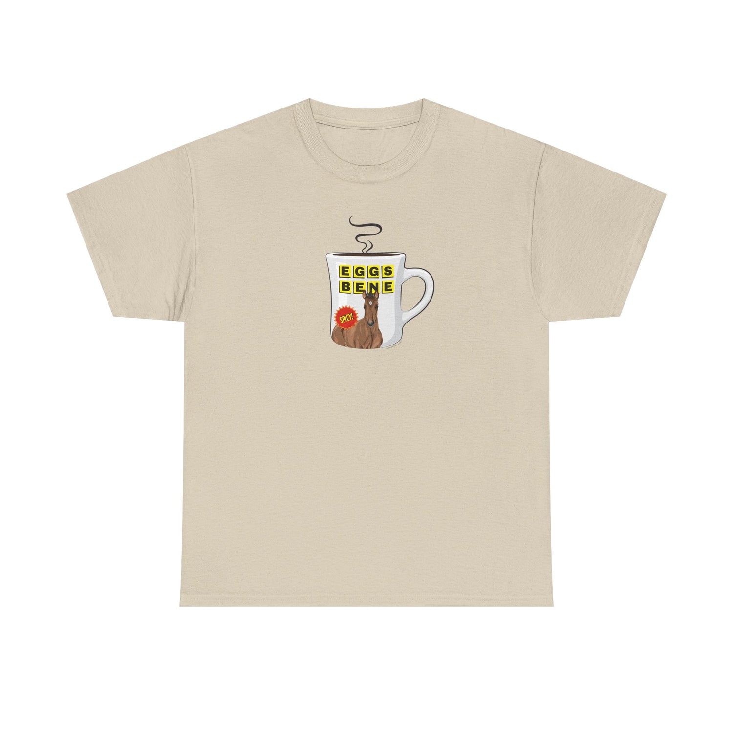 Eggs Benedict T-Shirt by Katie Van Slyke® Sand
