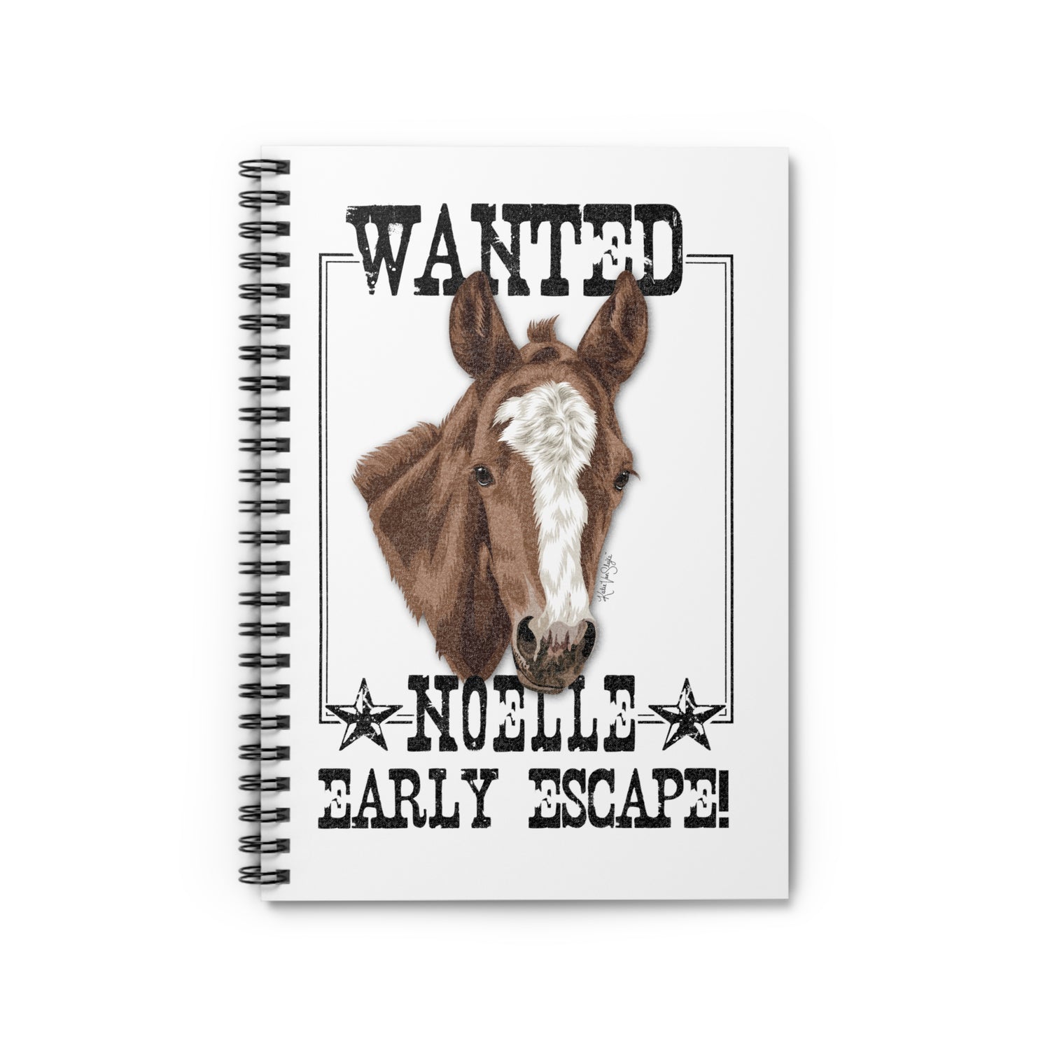 Escapee Noelle Notebook by Katie Van Slyke