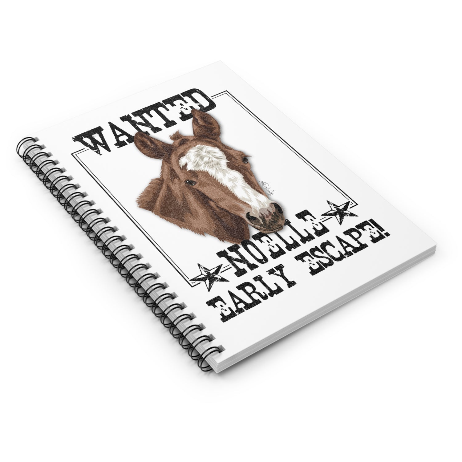 Escapee Noelle Notebook by Katie Van Slyke