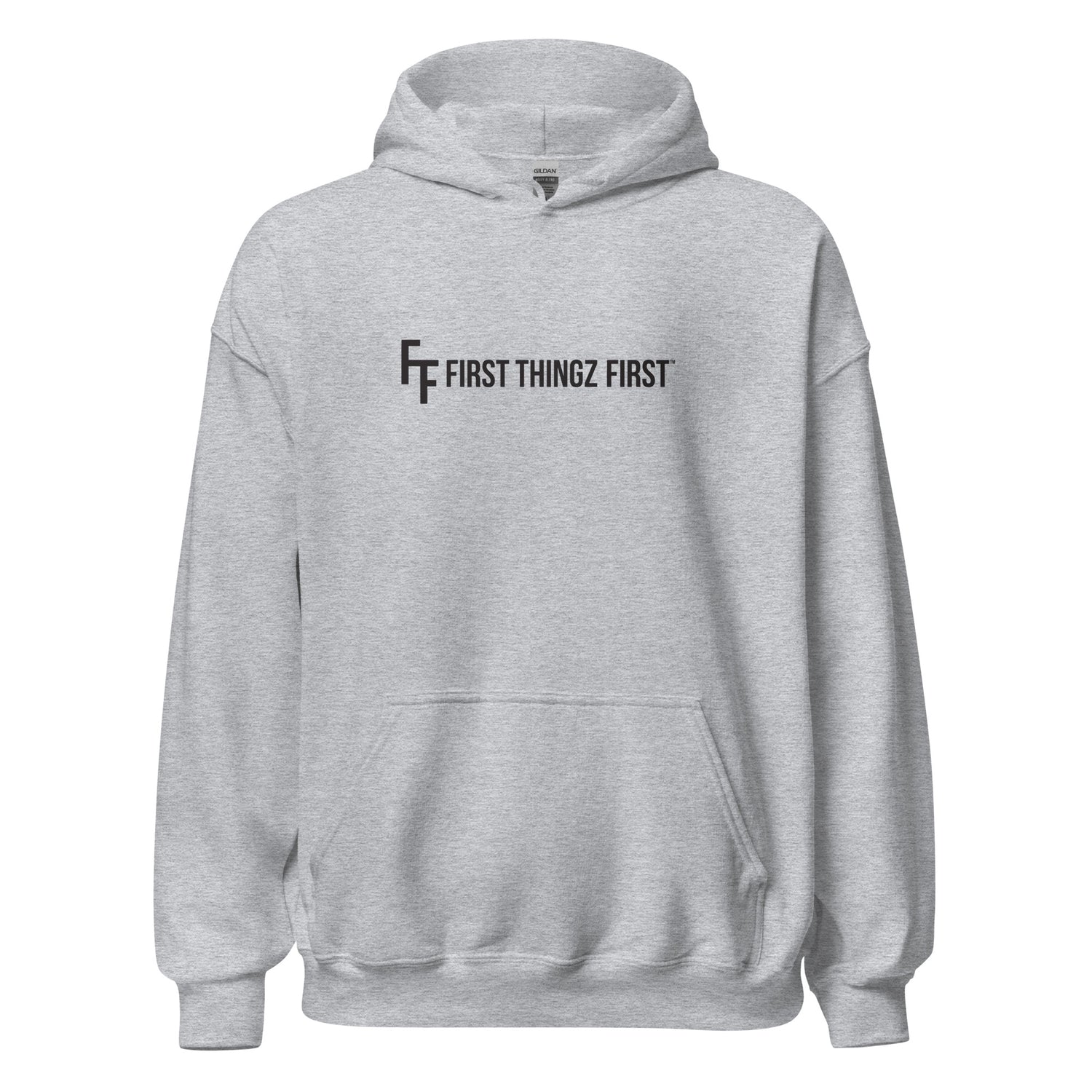 First Thingz First Hoodie by Katie Van Slyke - Sport Grey