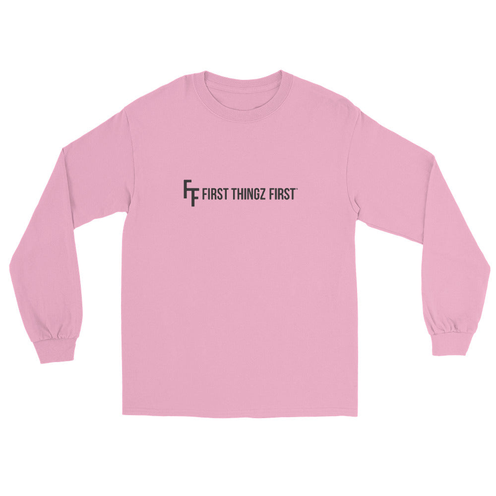 First Thingz First Long Sleeve T-Shirt by Katie Van Slyke - Light Pink