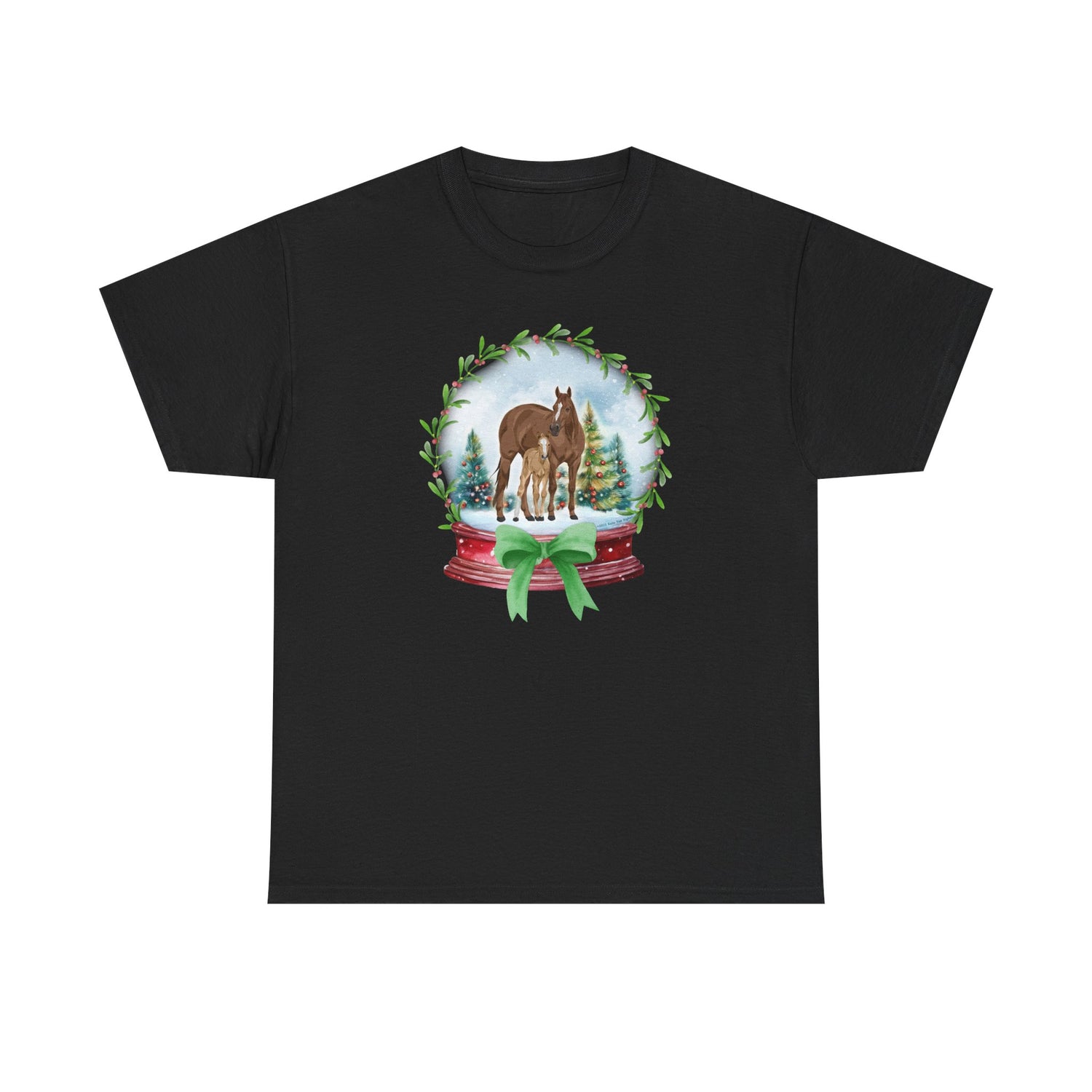 Frosty Foal T-Shirt by Katie Van Slyke® Black