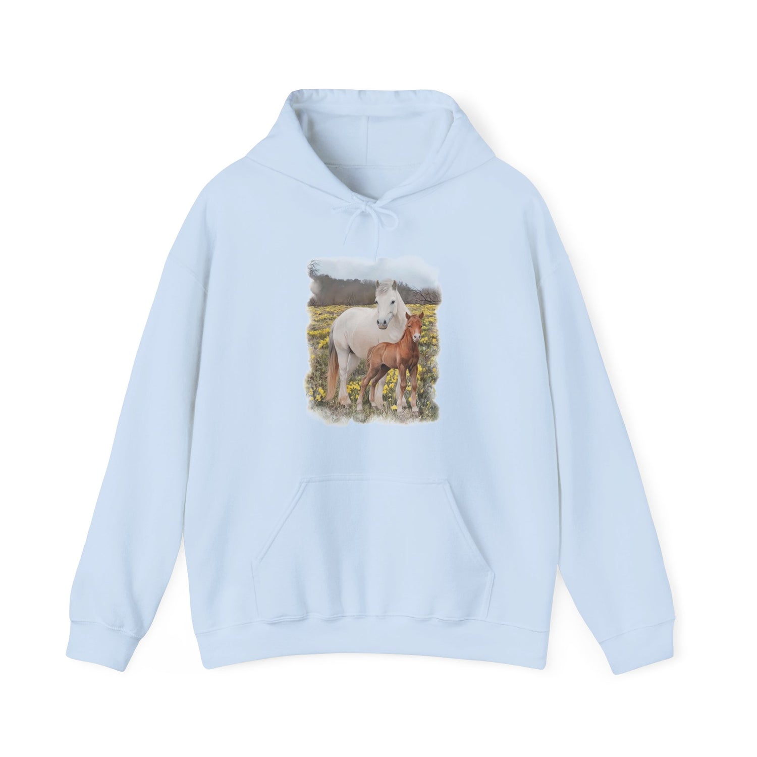 Glenn and Coco Hoodie by Katie Van Slyke® Light Blue