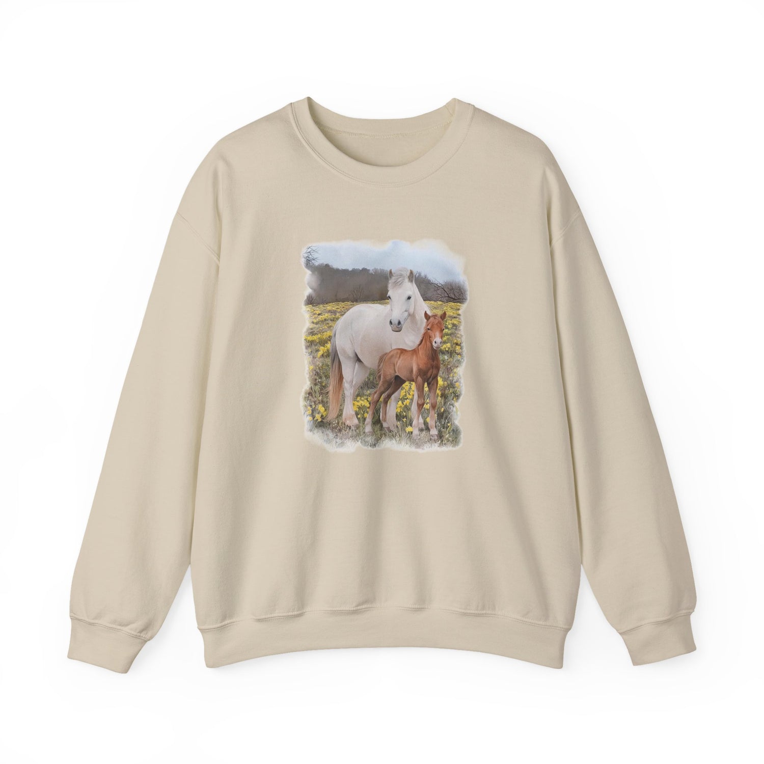 Glenn and Coco Sweatshirt by Katie Van Slyke® Sand