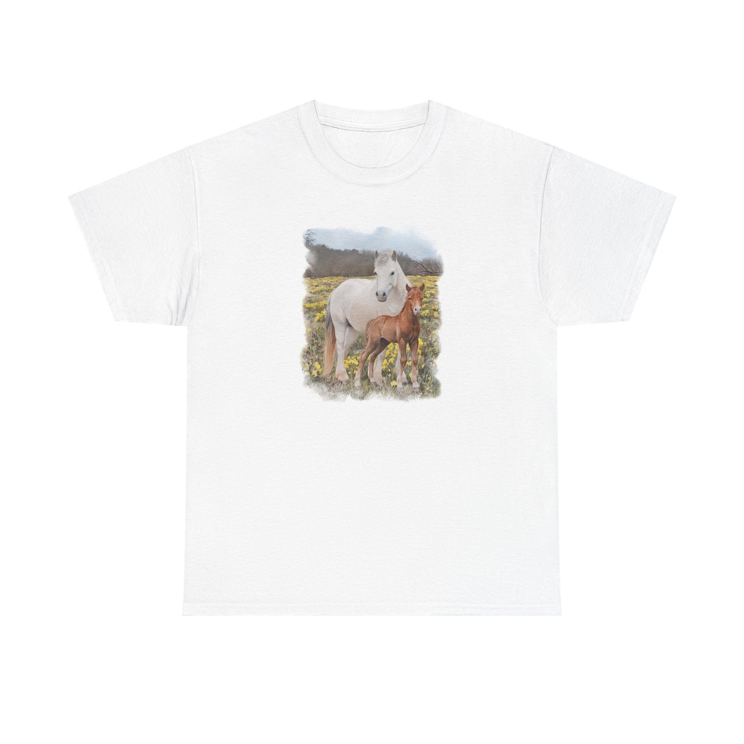 Glenn and Coco T-Shirt by Katie Van Slyke® White