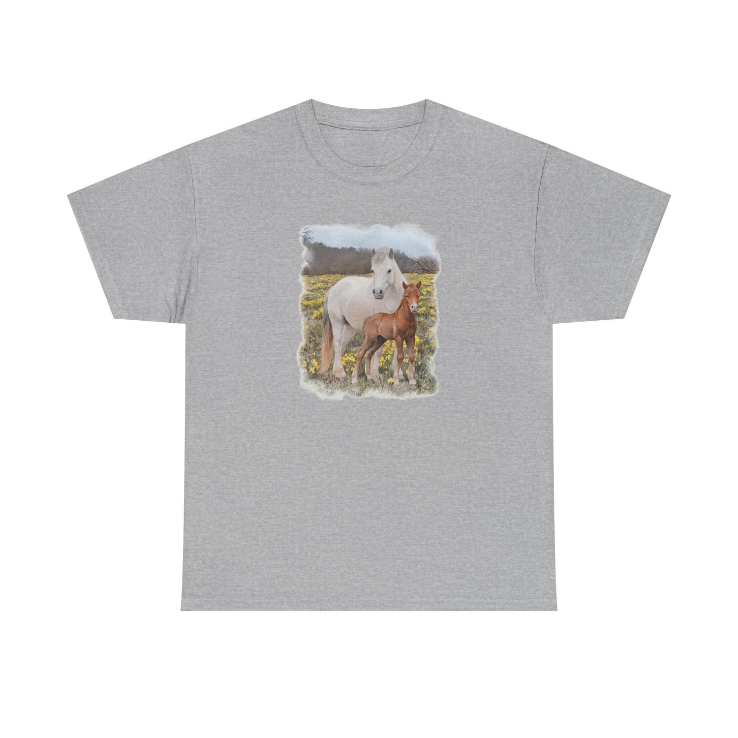 Glenn and Coco T-Shirt by Katie Van Slyke® Sport Grey
