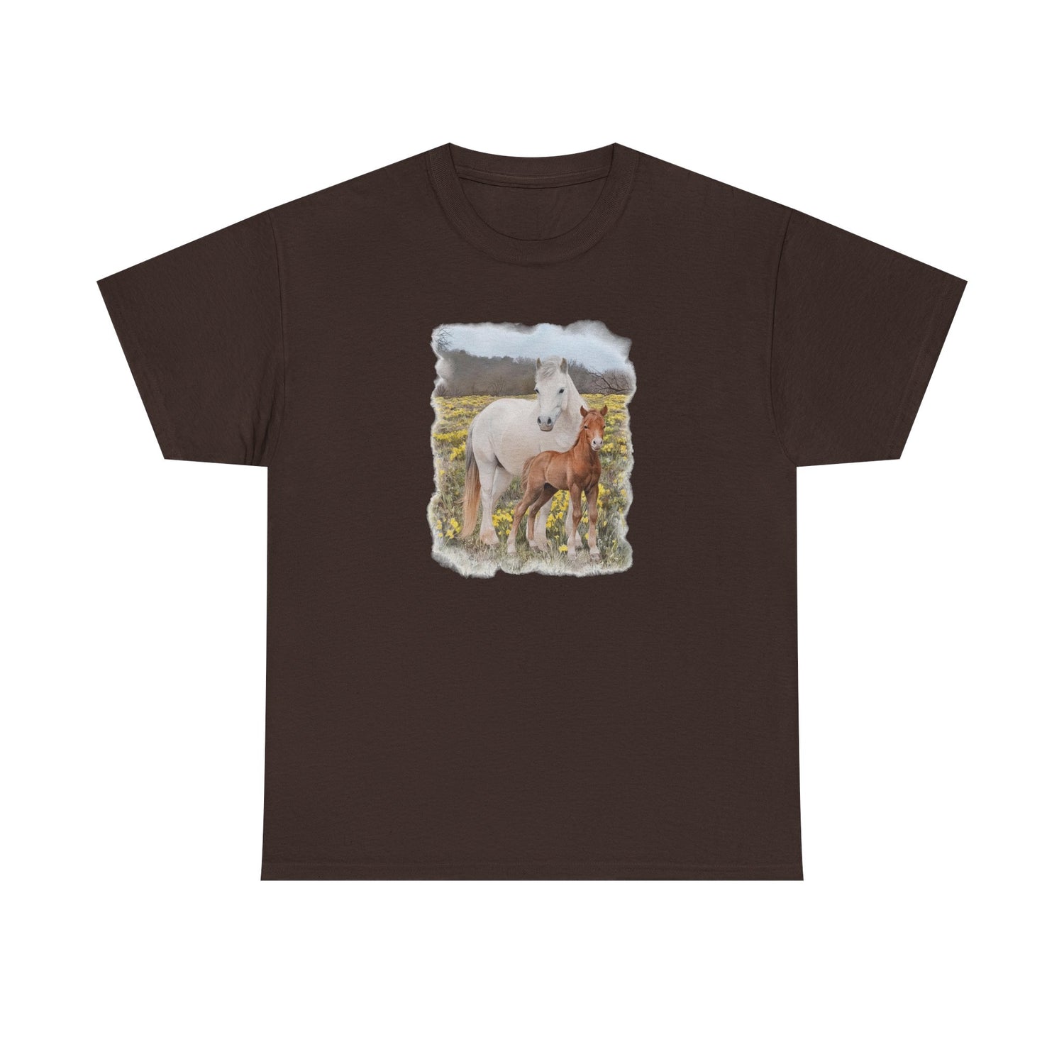 Glenn and Coco T-Shirt by Katie Van Slyke® Dark Chocolate