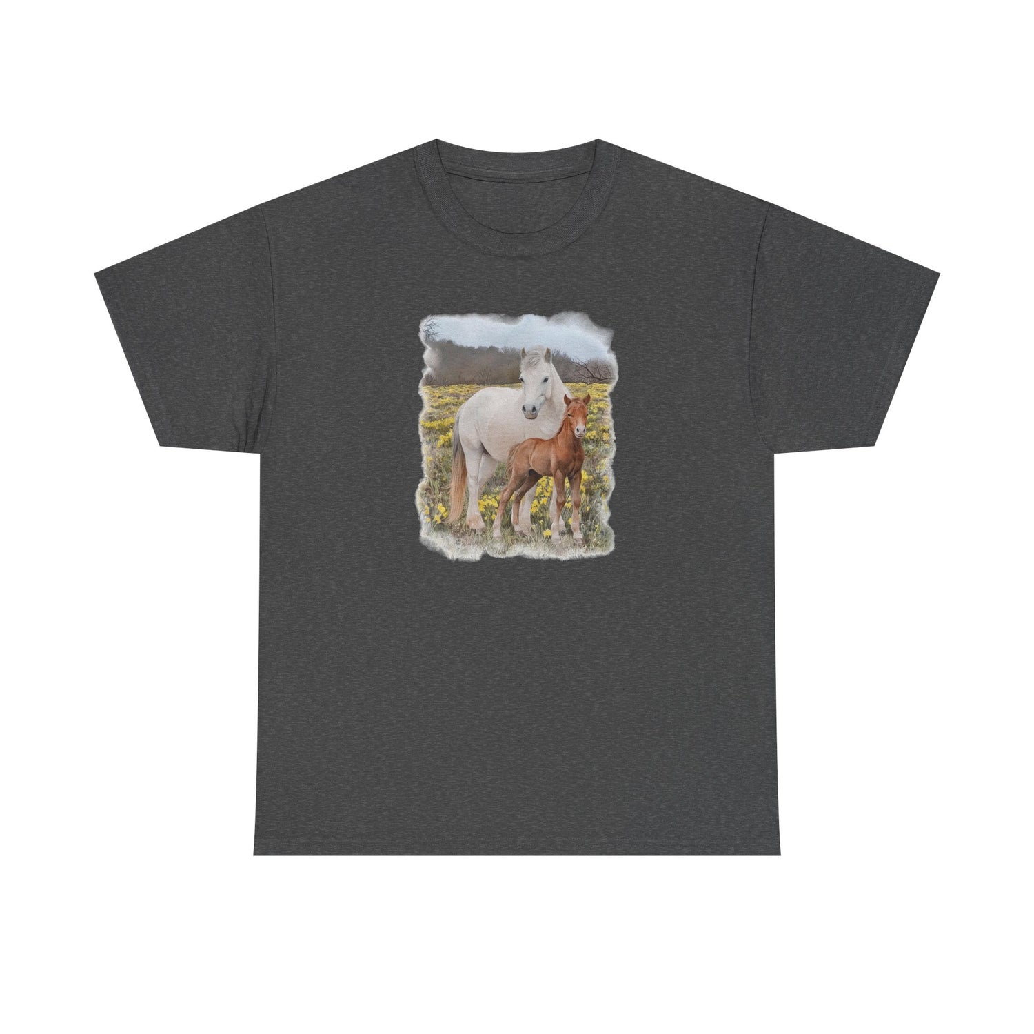 Glenn and Coco T-Shirt by Katie Van Slyke® Dark Heather