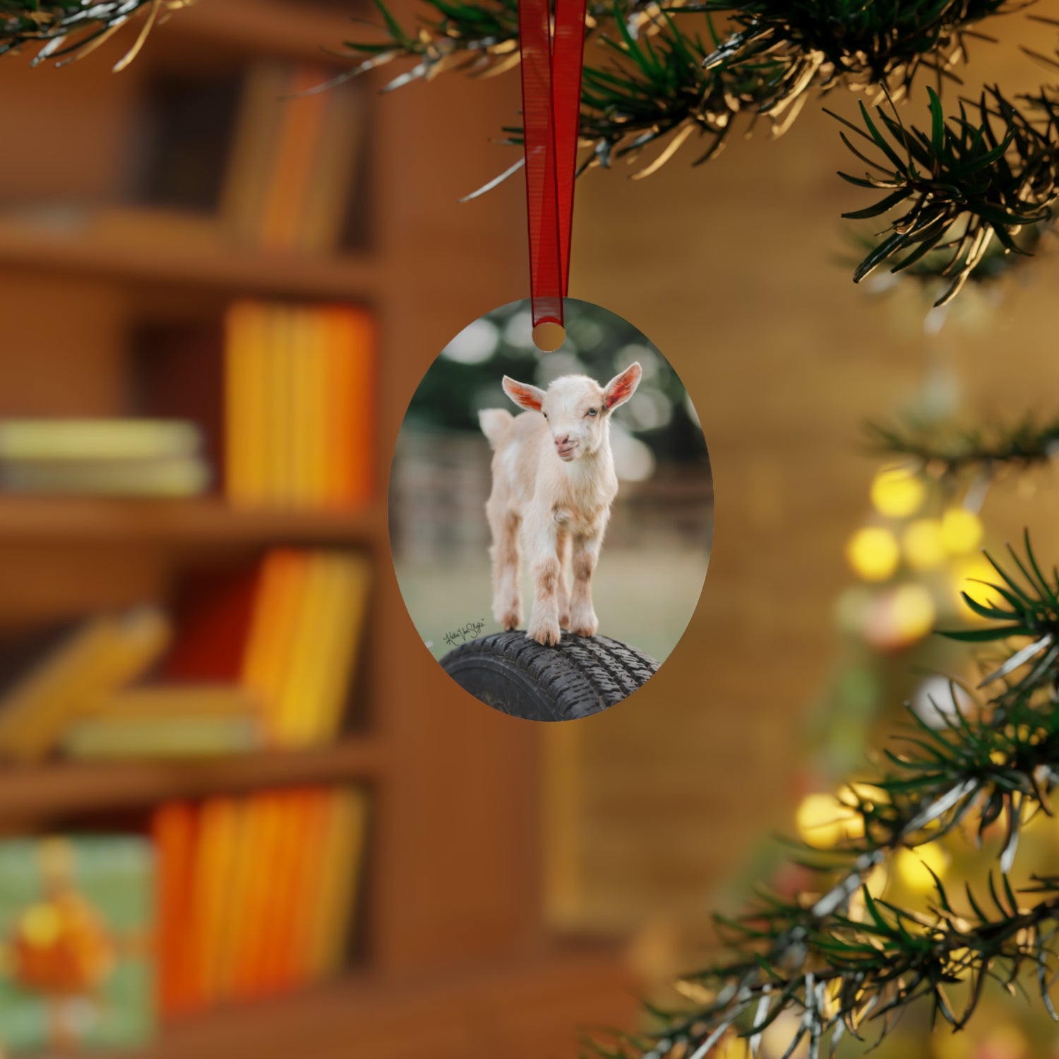 Goatie Ornament by Katie Van Slyke