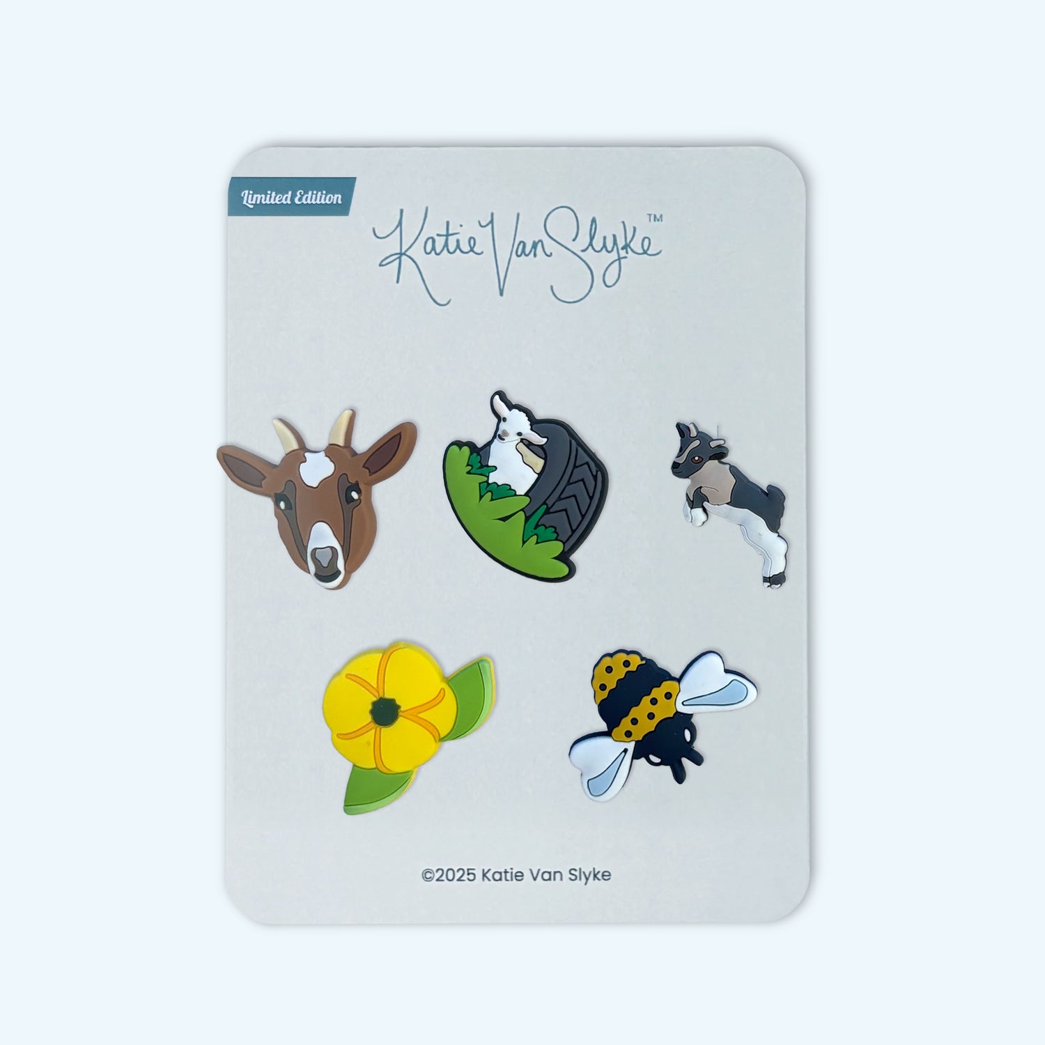 Goatie Shoe Charm Pack by Katie Van Slyke™