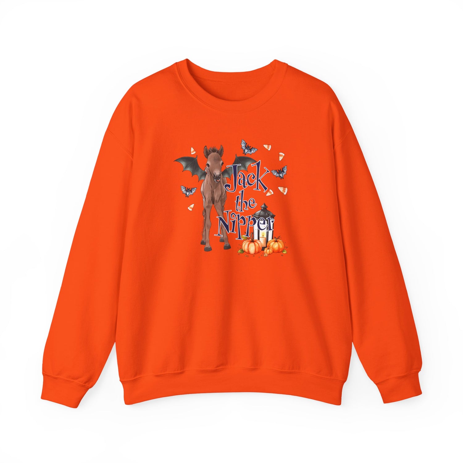 Jack The Nipper Sweatshirt by Katie Van Slyke™ Orange