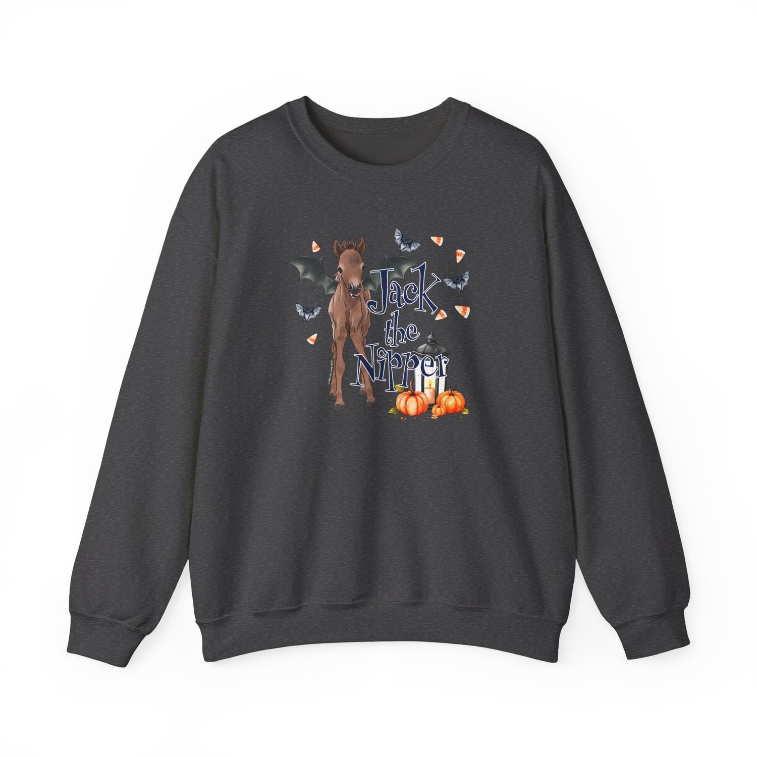 Jack The Nipper Sweatshirt by Katie Van Slyke™ Dark Heather