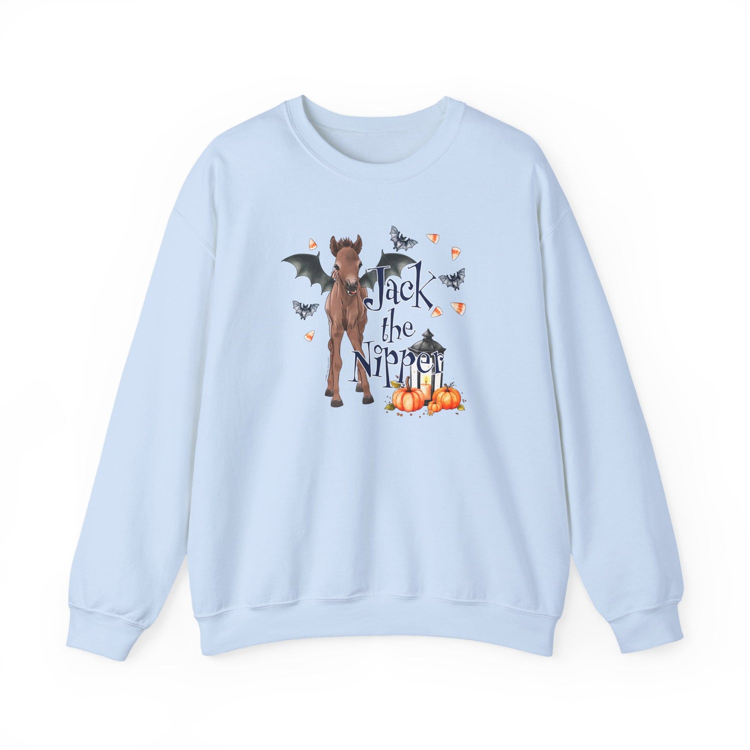 Jack The Nipper Sweatshirt by Katie Van Slyke™ Light Blue