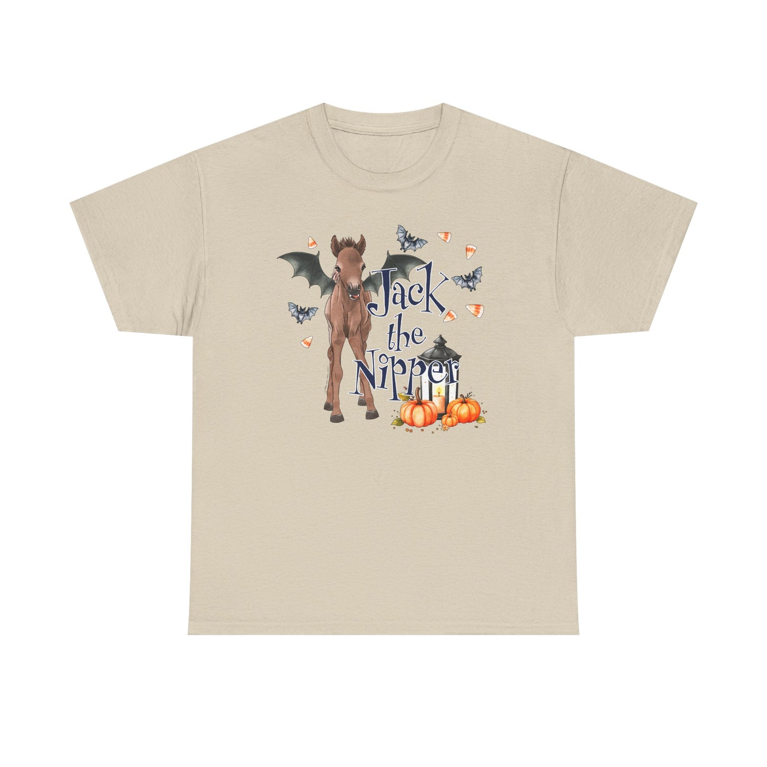 Jack The Nipper T-Shirt by Katie Van Slyke™ Sand