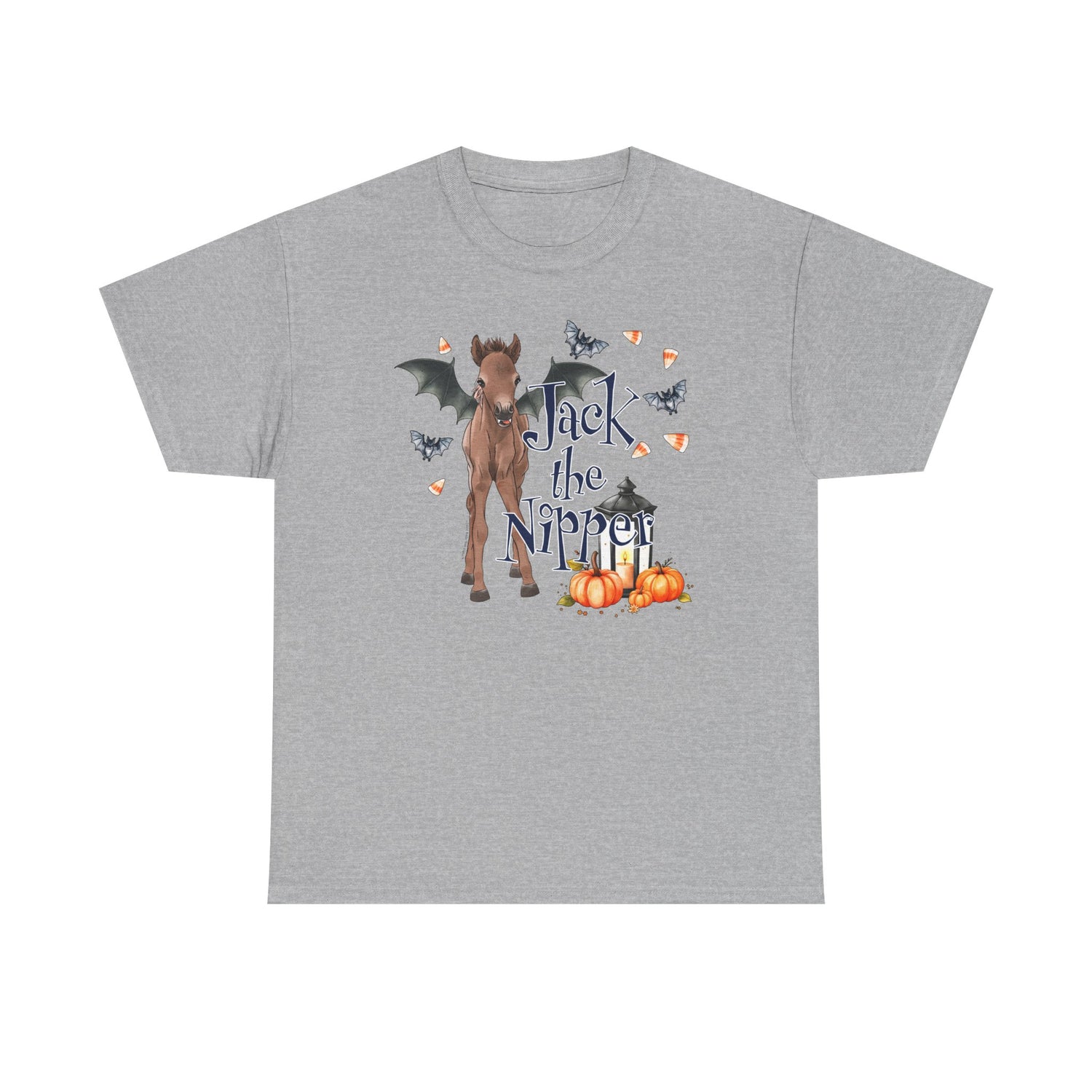 Jack The Nipper T-Shirt by Katie Van Slyke™ Sport Grey