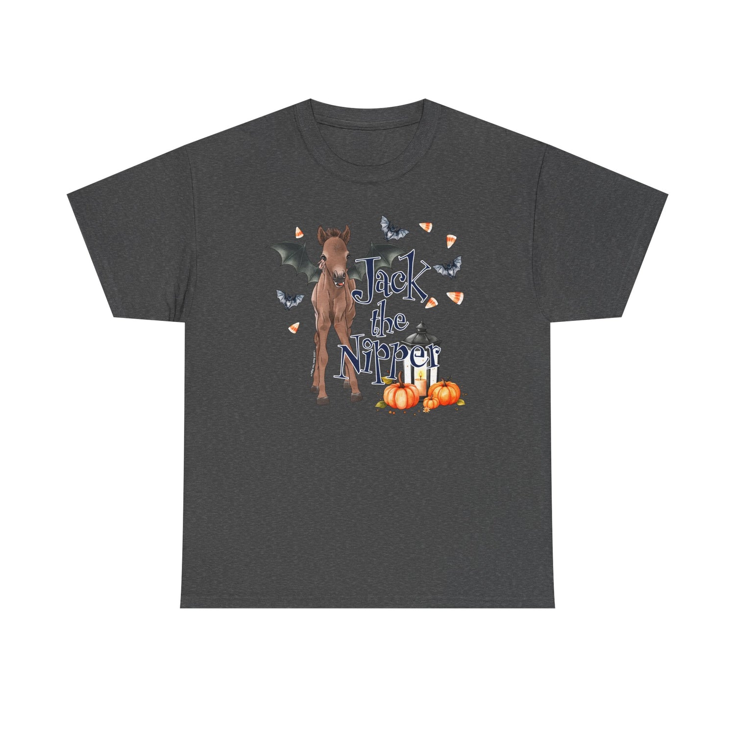 Jack The Nipper T-Shirt by Katie Van Slyke™ Dark Heather