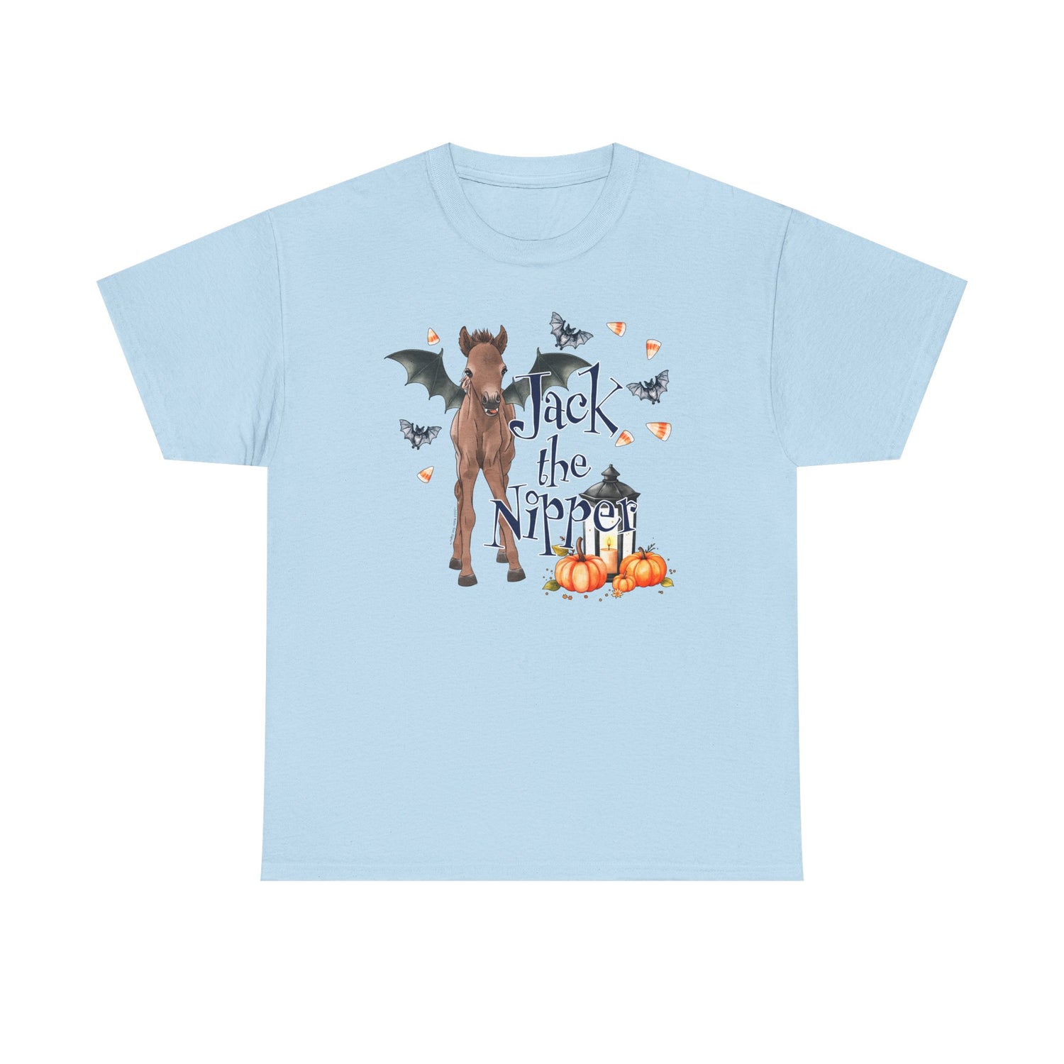 Jack The Nipper T-Shirt by Katie Van Slyke™ Light Blue