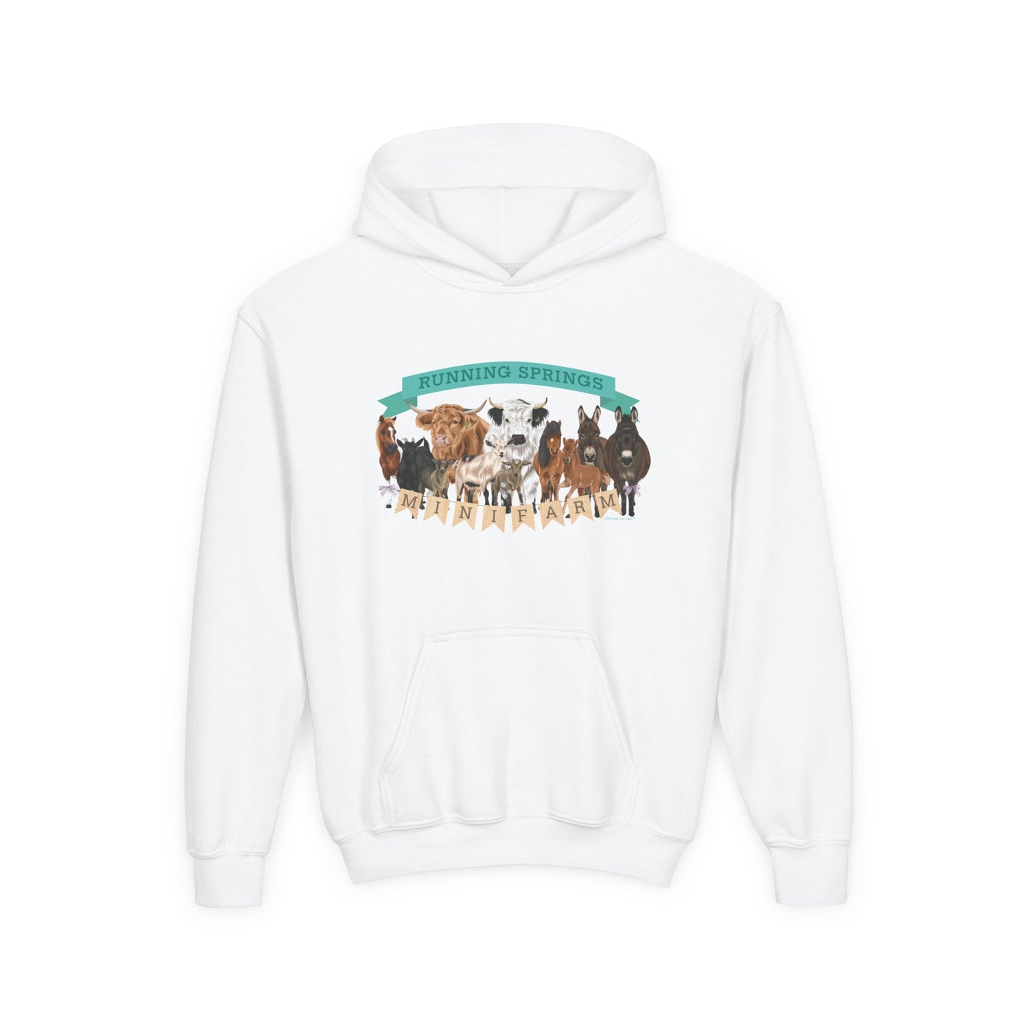 KIDS 2025 Mini Farm Hoodie by Katie Van Slyke™ White