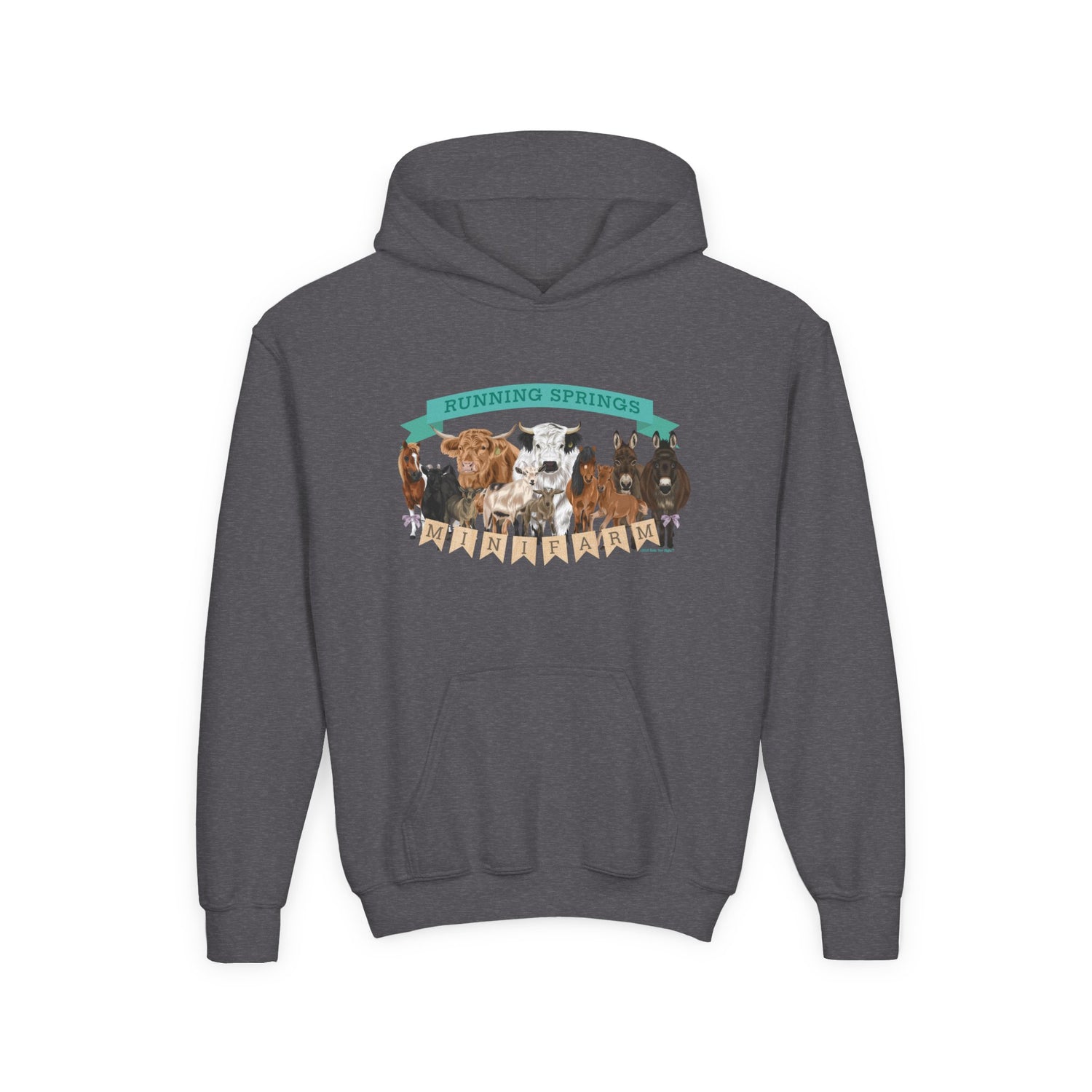 KIDS 2025 Mini Farm Hoodie by Katie Van Slyke™ Dark Heather