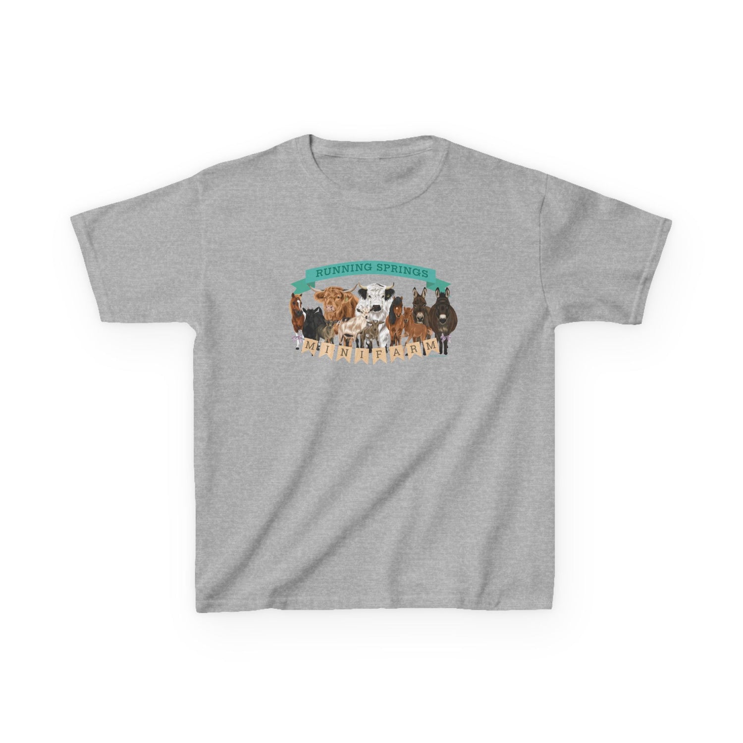 KIDS 2025 Mini Farm T-Shirt by Katie Van Slyke™ Sport Grey