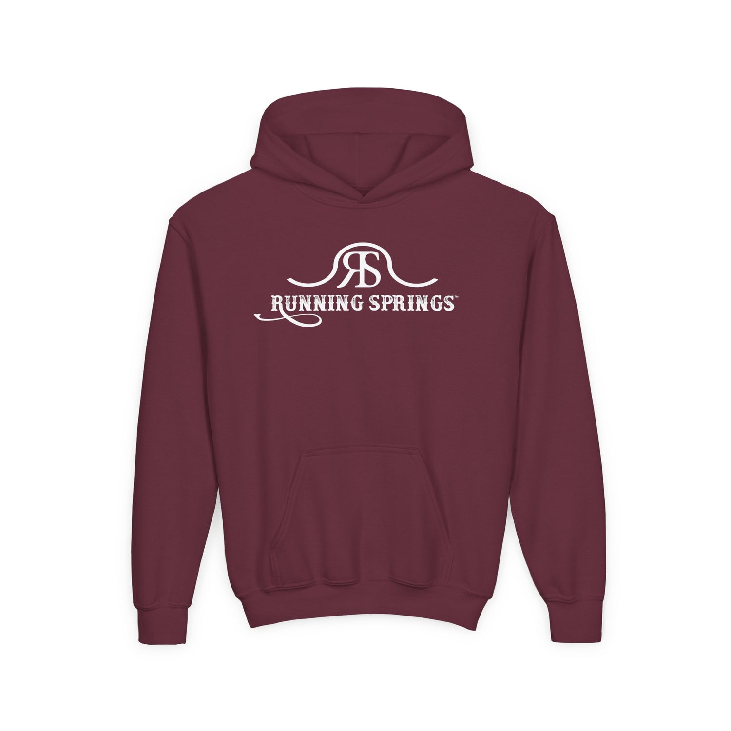 KIDS 2026 Running Springs Hoodie by Katie Van Slyke® Maroon