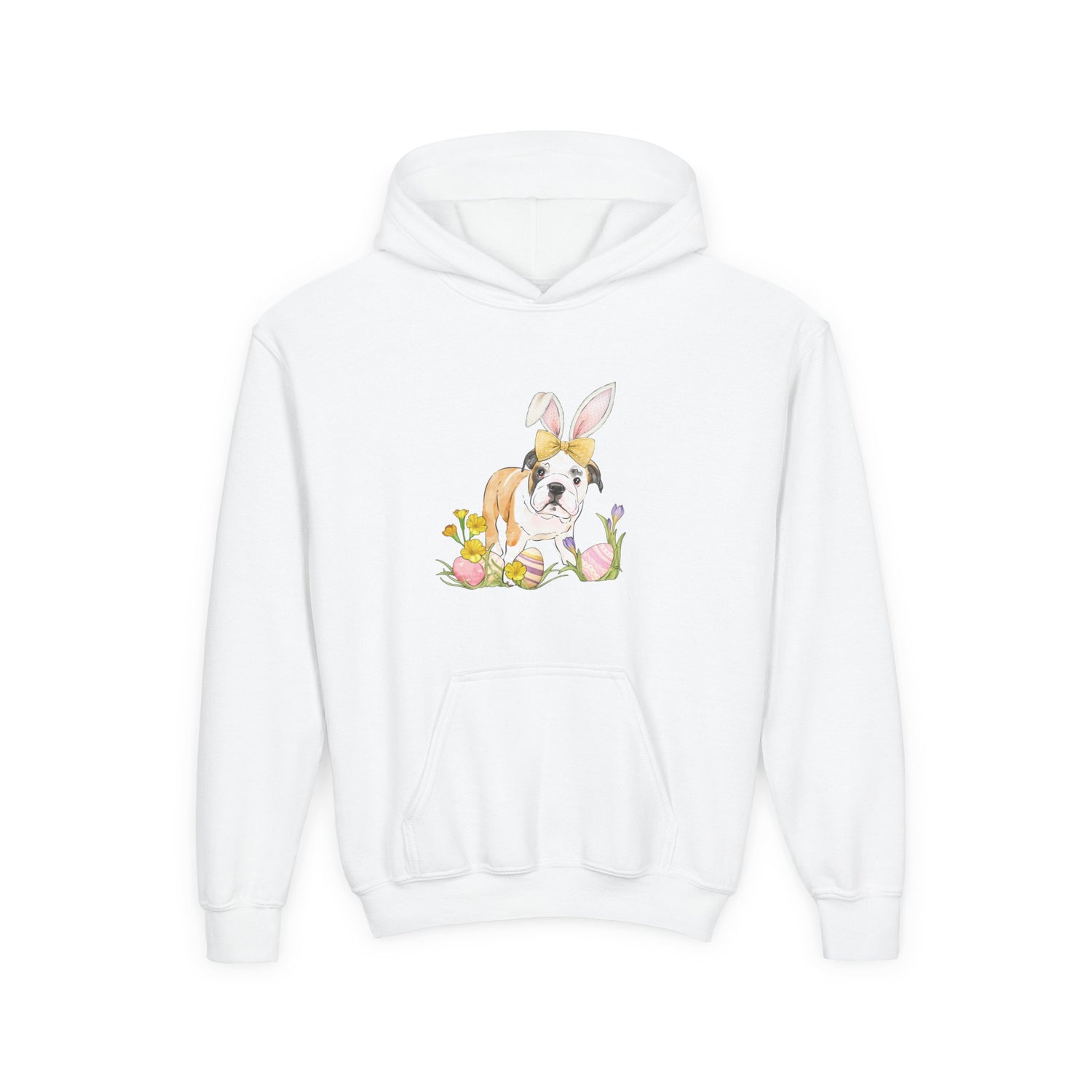 KIDS Easter Frankie Hoodie by Katie Van Slyke® White