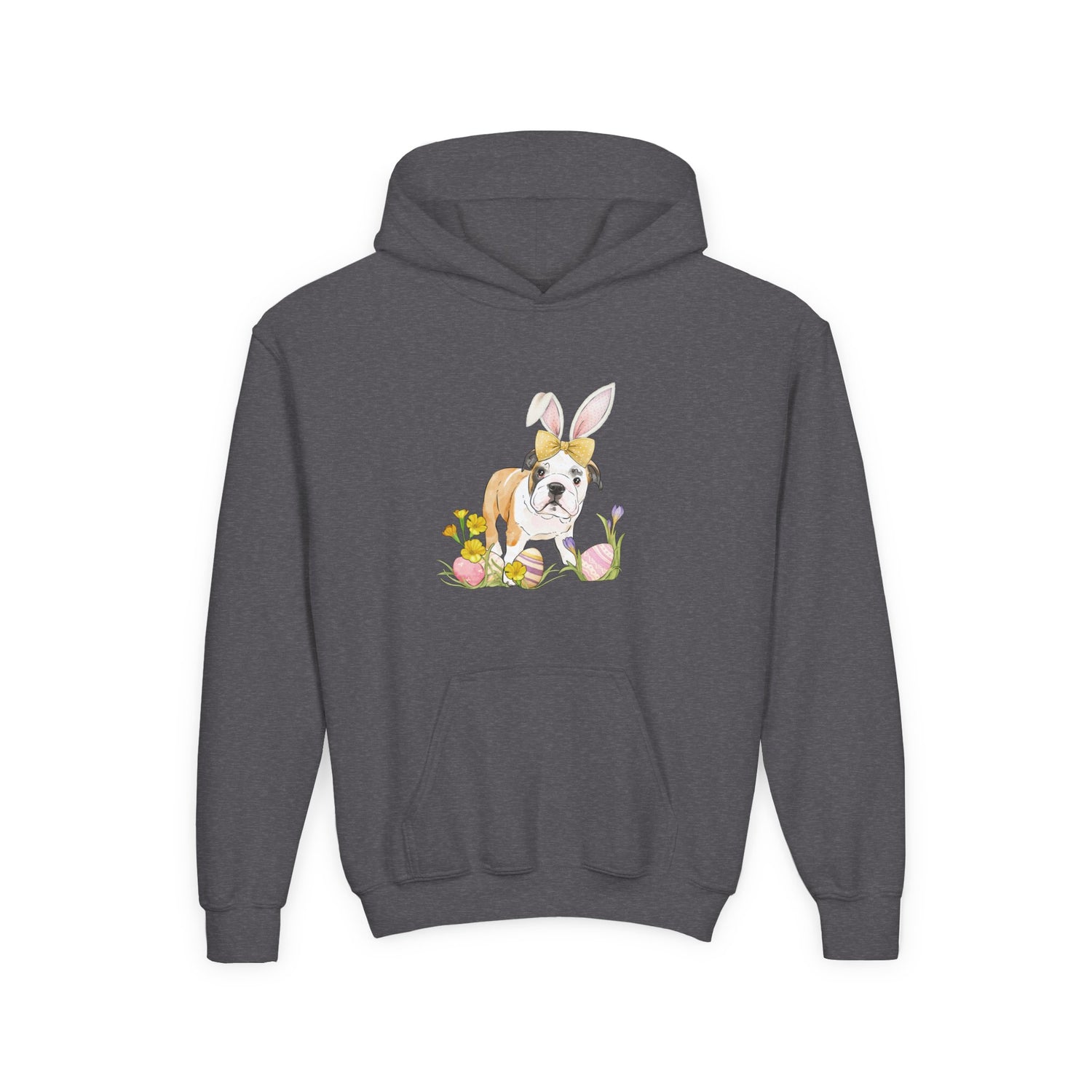 KIDS Easter Frankie Hoodie by Katie Van Slyke® Dark Heather