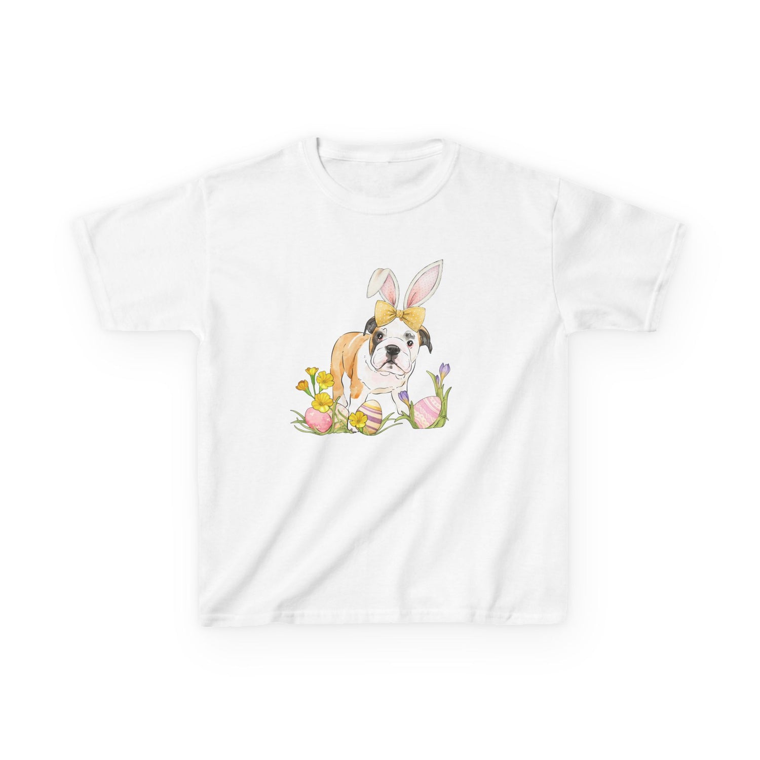KIDS Easter Frankie T-Shirt by Katie Van Slyke® White