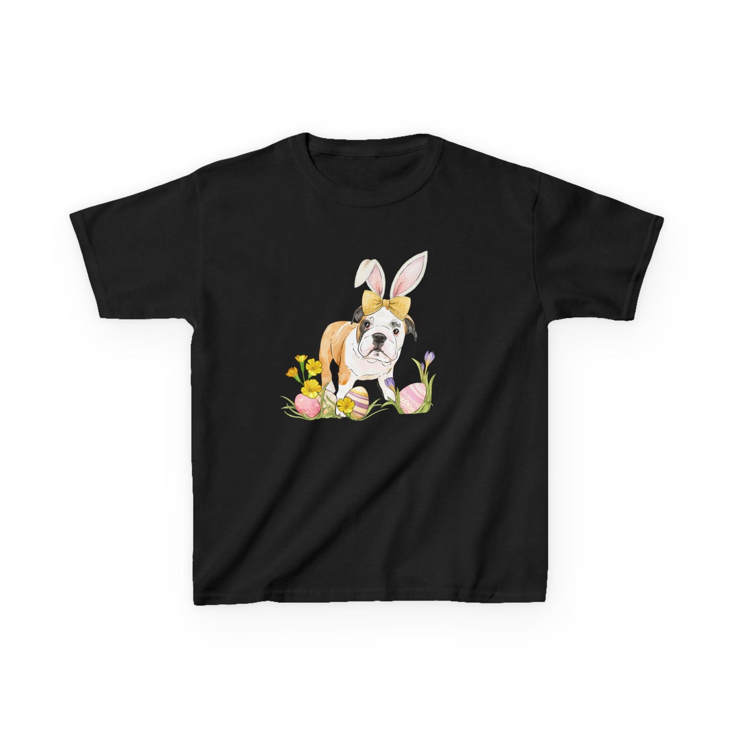 KIDS Easter Frankie T-Shirt by Katie Van Slyke® Black