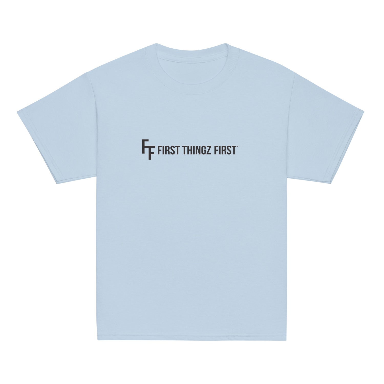 KIDS First Thingz First T-Shirt by Katie Van Slyke - Light Blue