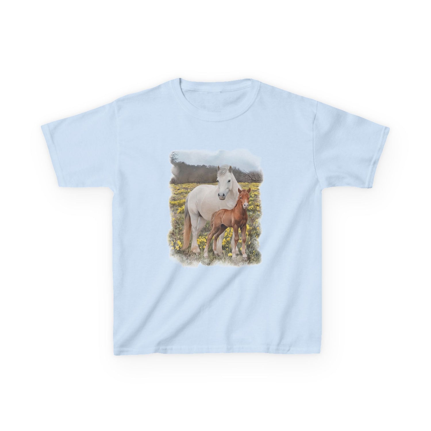 KIDS Glenn and Coco T-Shirt by Katie Van Slyke® Light Blue