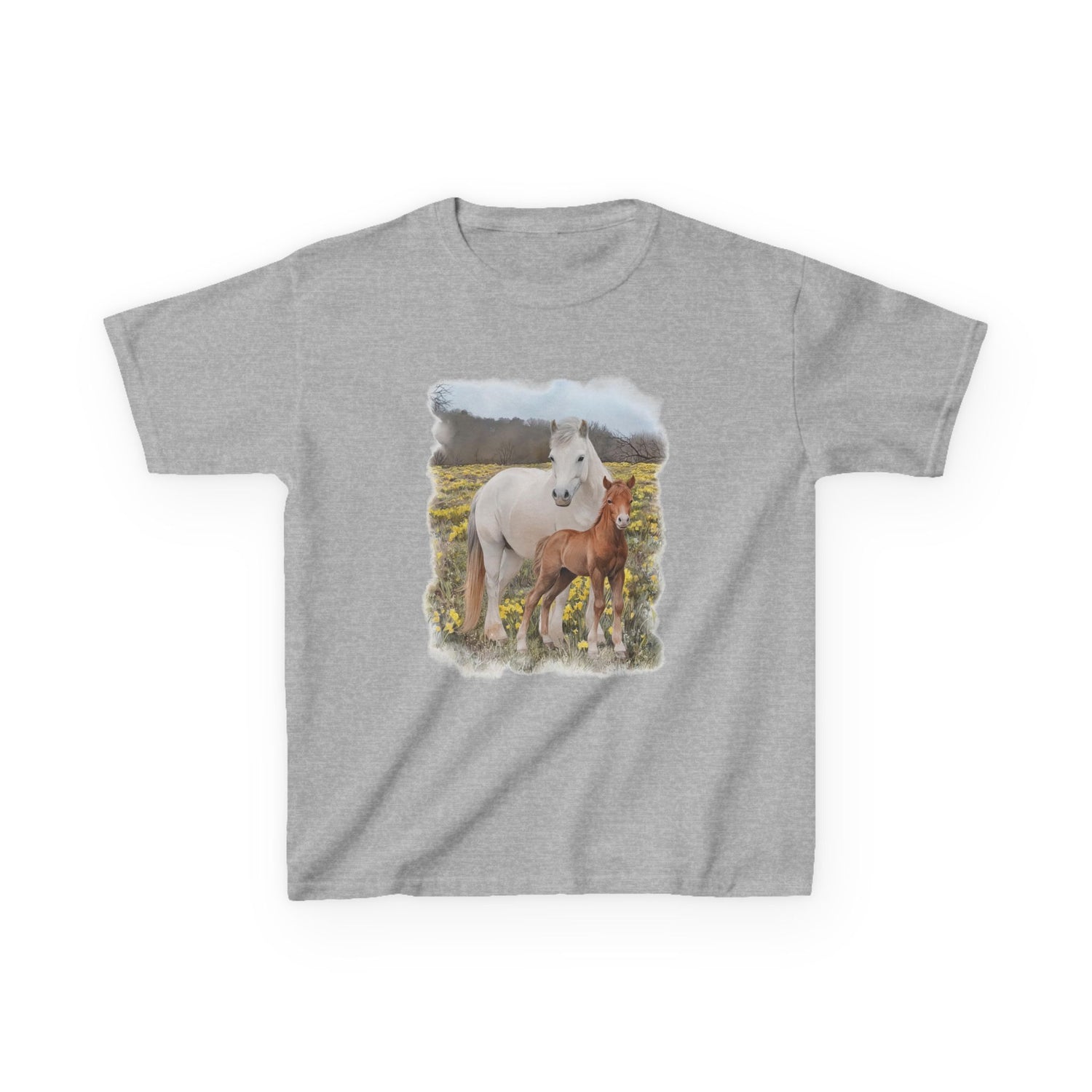 KIDS Glenn and Coco T-Shirt by Katie Van Slyke® Sport Grey